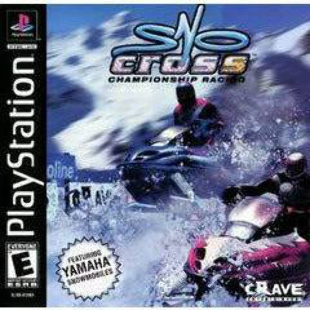 Sno Cross Championship Racing PS1 PlayStation 1 AD Complete CIB - Good