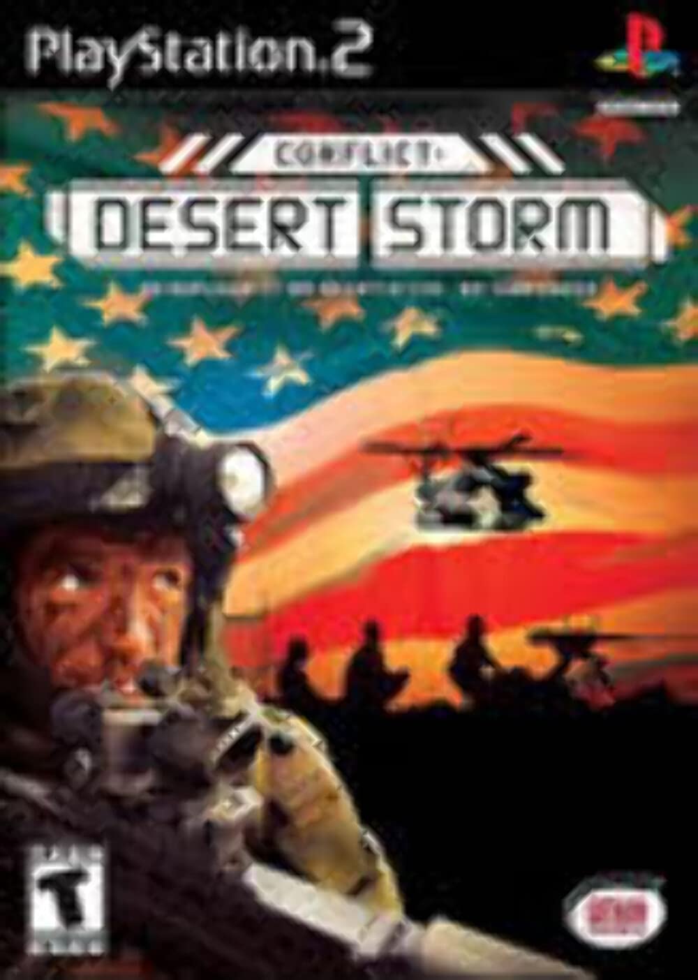 Conflict Desert Storm GH + Reg Card PS2 PlayStation 2 DD Complete CIB - Good