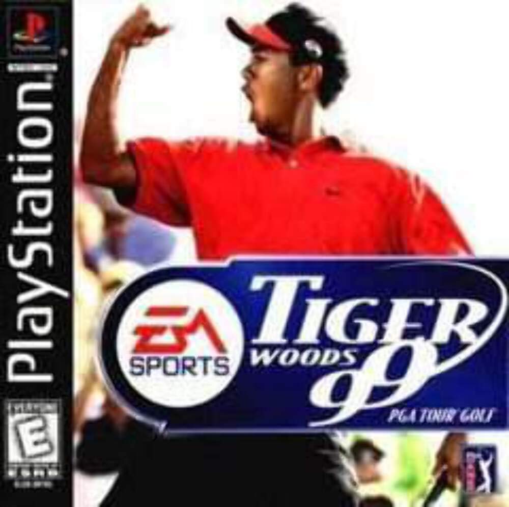 Tiger Woods '99 PGA Tour PS1 PlayStation 1 + Reg Card - Like New - Like New