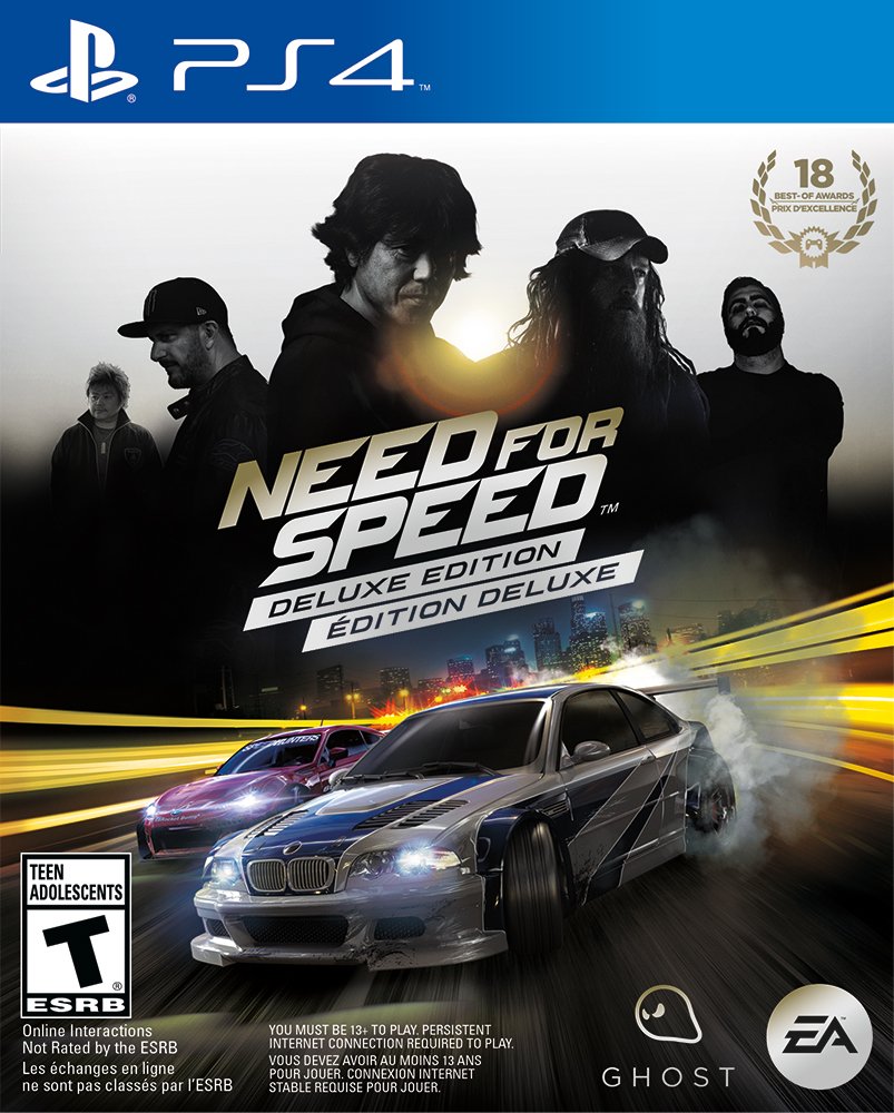 Need for Speed Deluxe Edition PS4 PlayStation 4 AD Complete CIB - Good