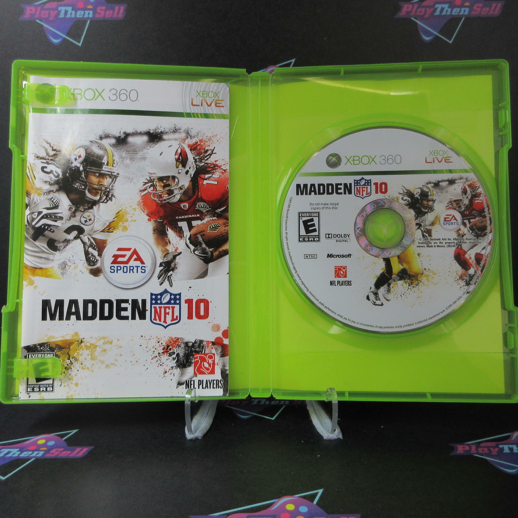 Madden NFL 10 Xbox 360 AD Complete CIB - Good