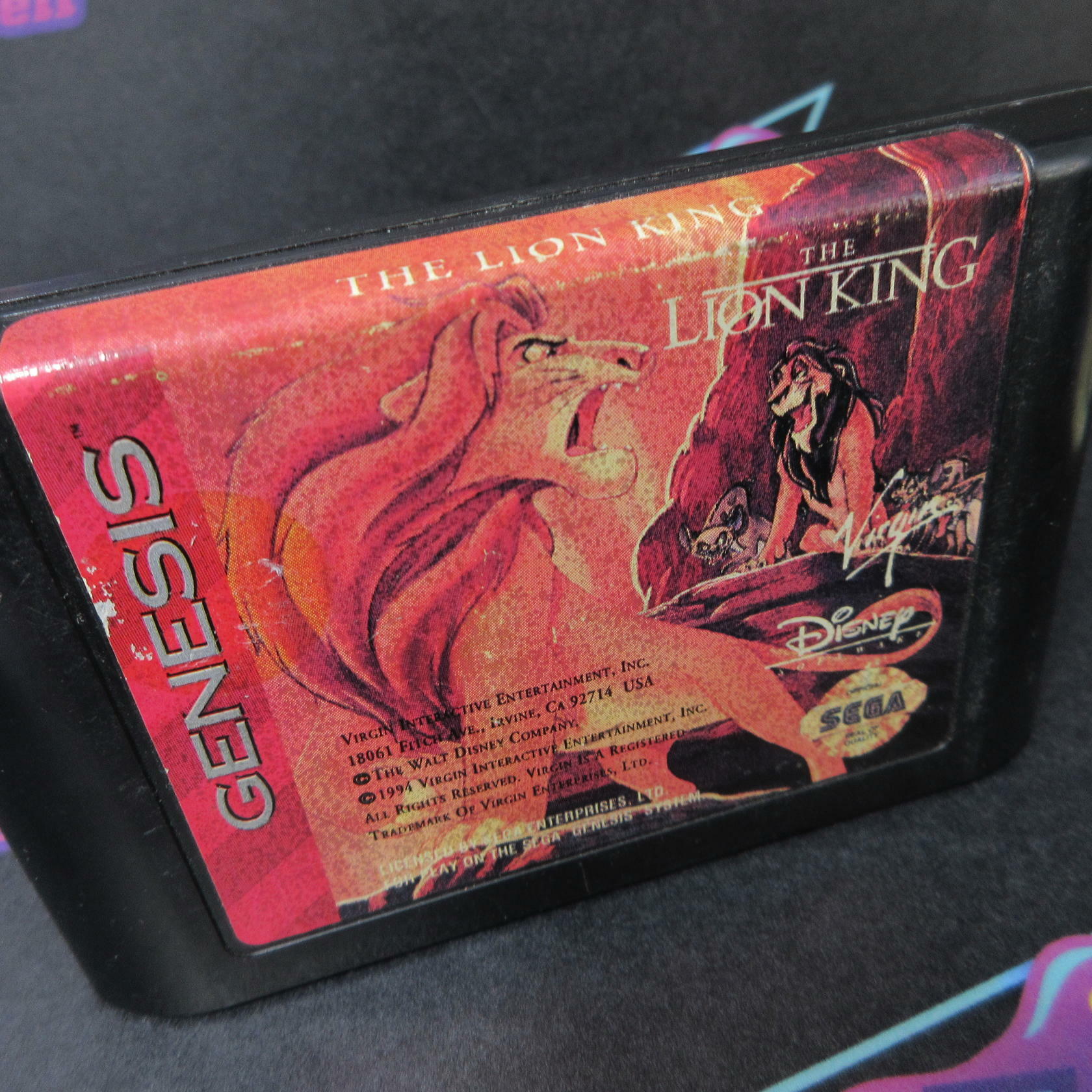 The Lion King Sega Genesis Cart Only AD Tested - Good