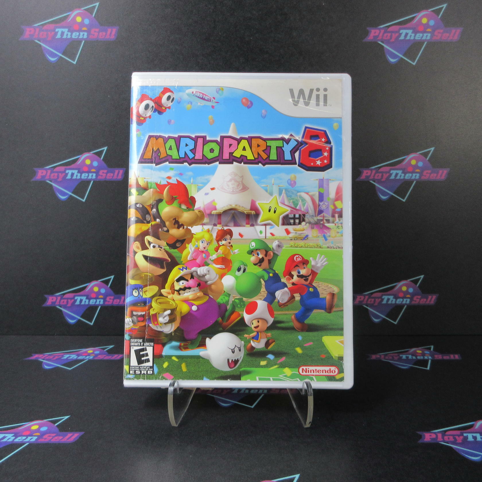 Mario Party 8 Nintendo Wii AD/MD Complete CIB - Good