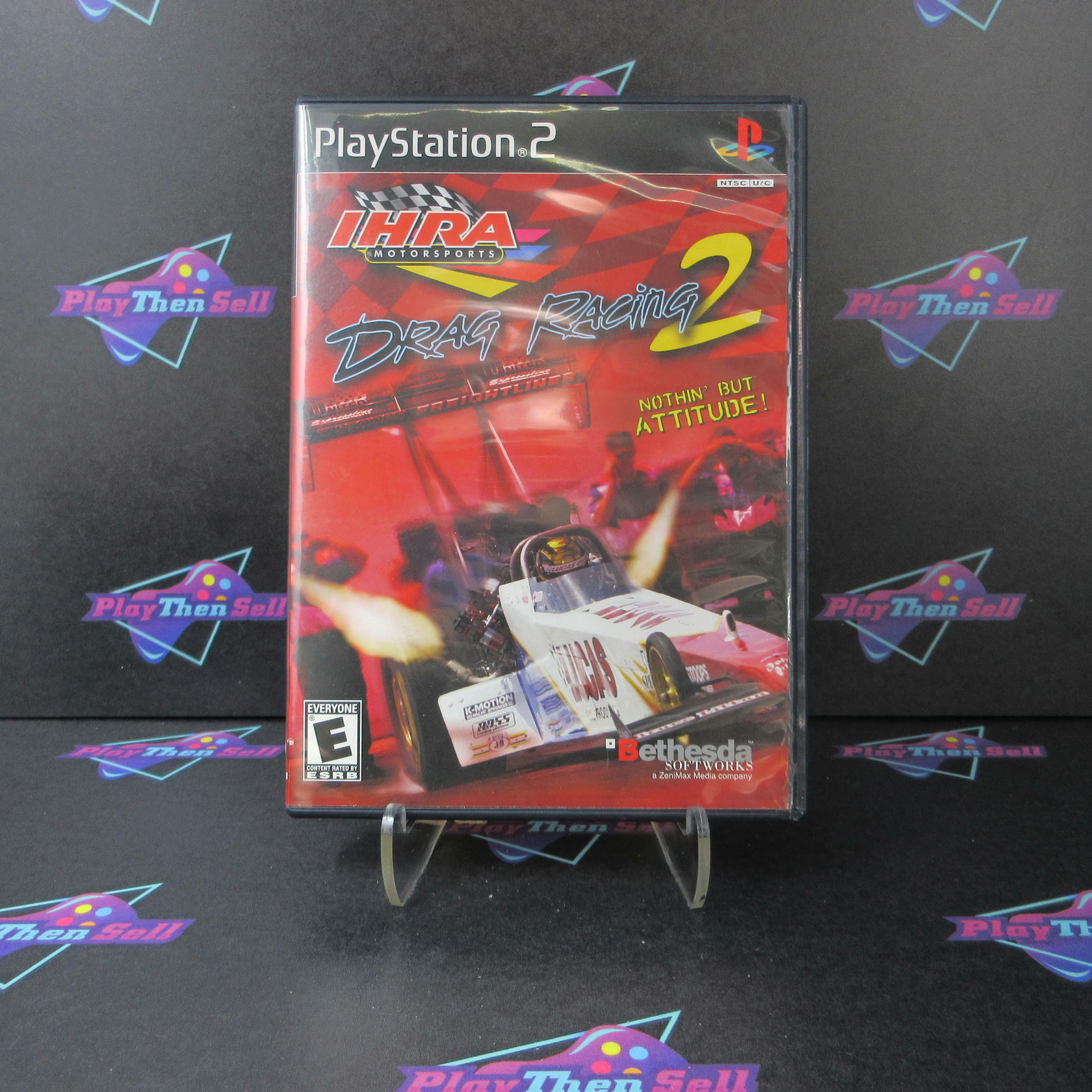 IHRA Motorsports Drag Racing 2 PS2 PlayStation 2 + Reg Card - Like New