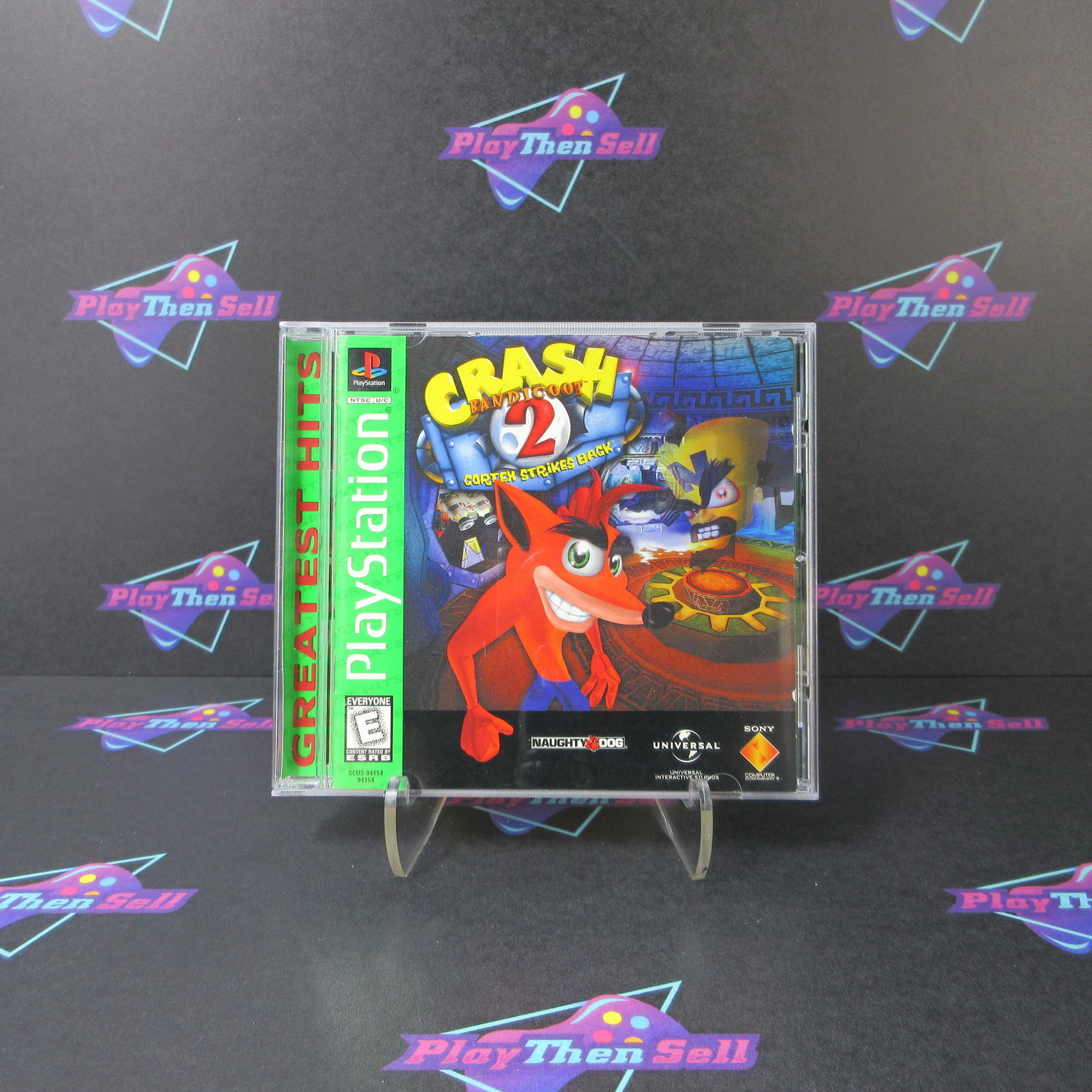 Crash Bandicoot 2 Cortex Strikes Back GH PS1 PlayStation 1 MD CIB - Good