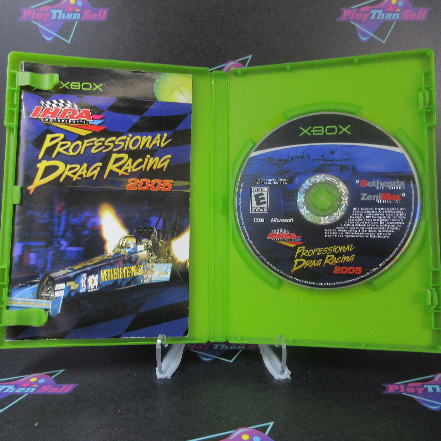 IHRA Professional Drag Racing 2005 Xbox AD Complete CIB - Good