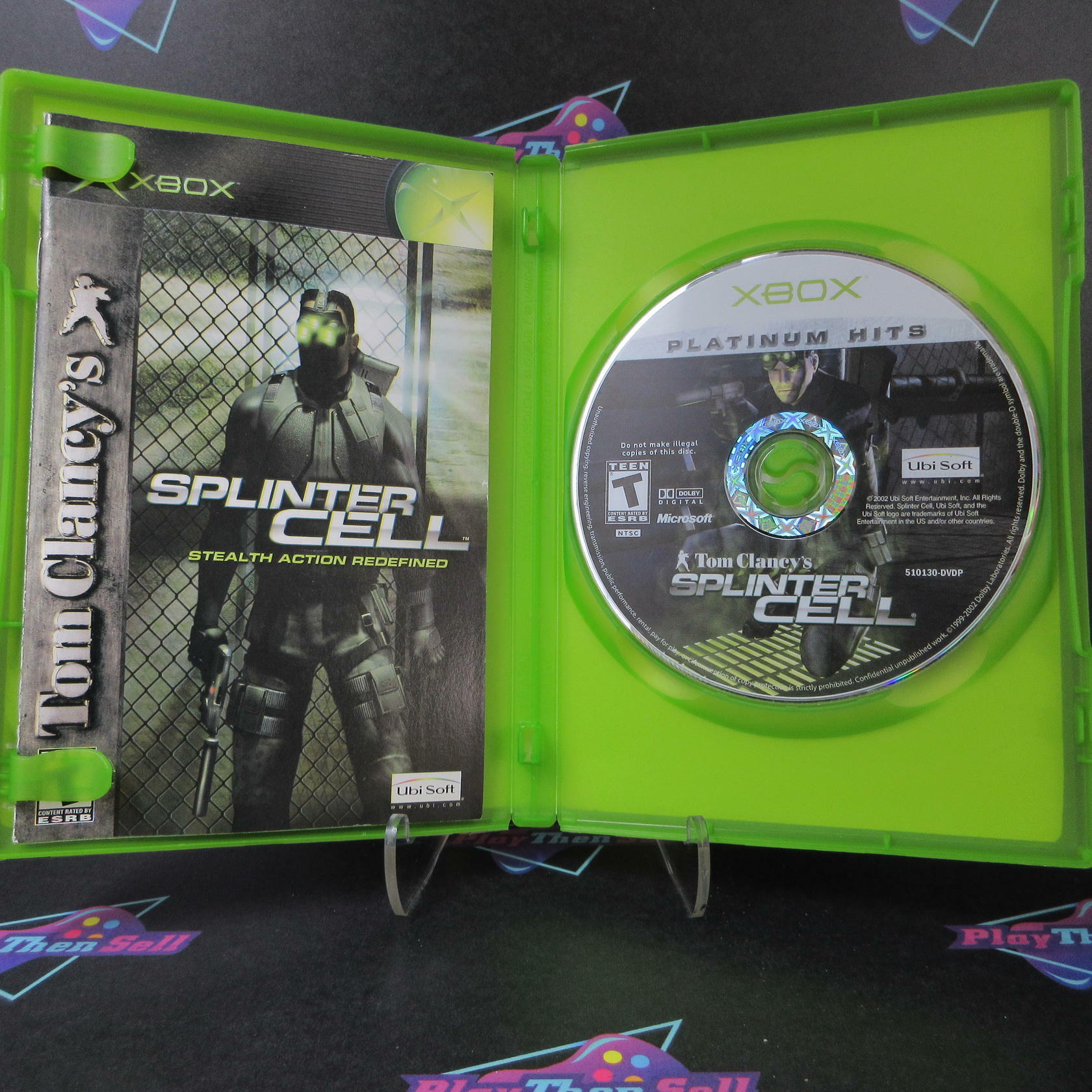 Tom Clancy's Splinter Cell Xbox PH + Reg Card - Like New