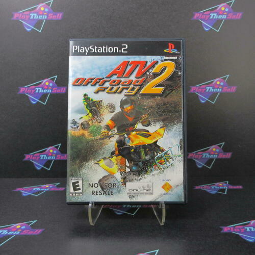 ATV Offroad Fury 2 + Reg Card PS2 PlayStation 2 AD Complete CIB - Good