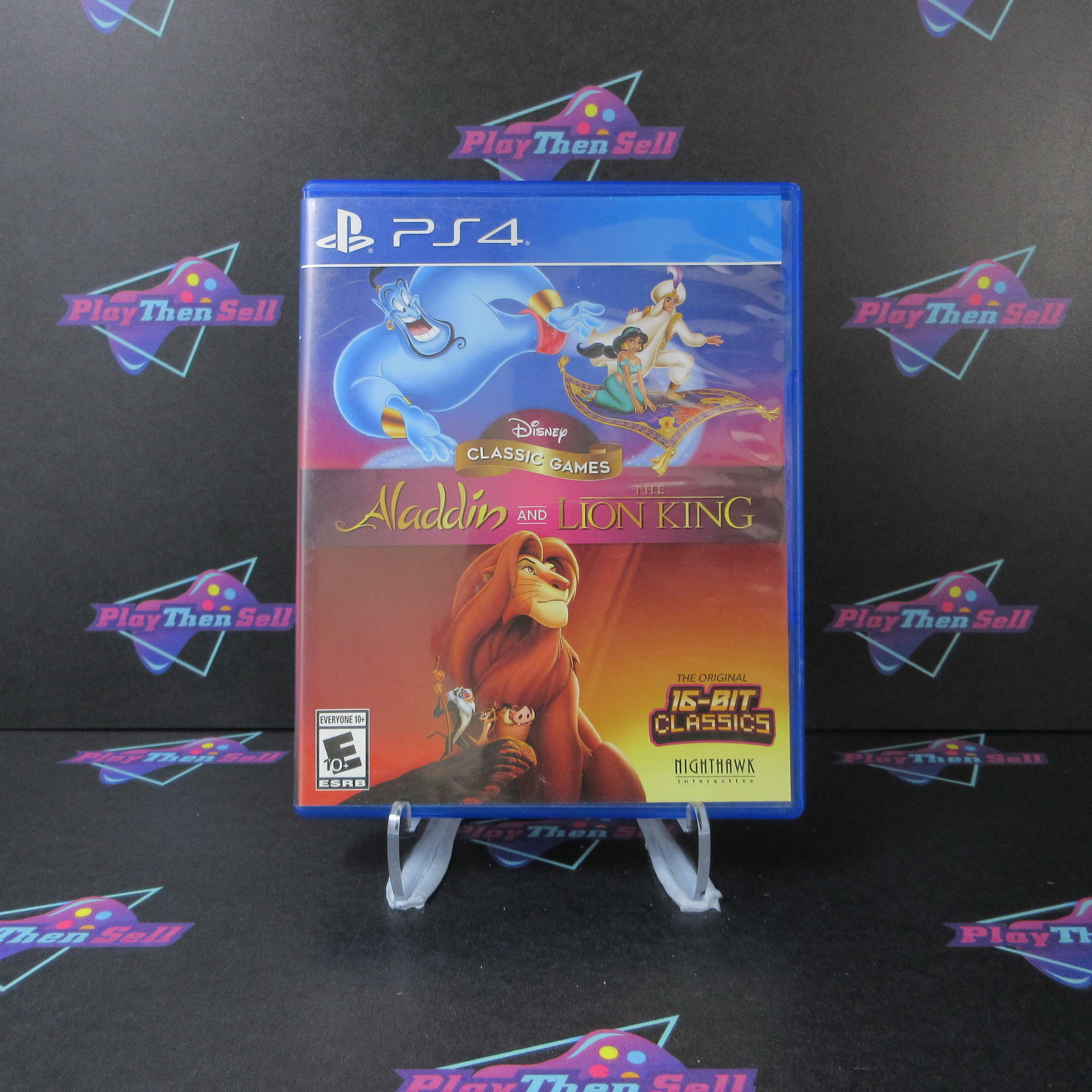 Disney Classic Games Aladdin and The Lion King PS4 PlayStation 4 - Like New