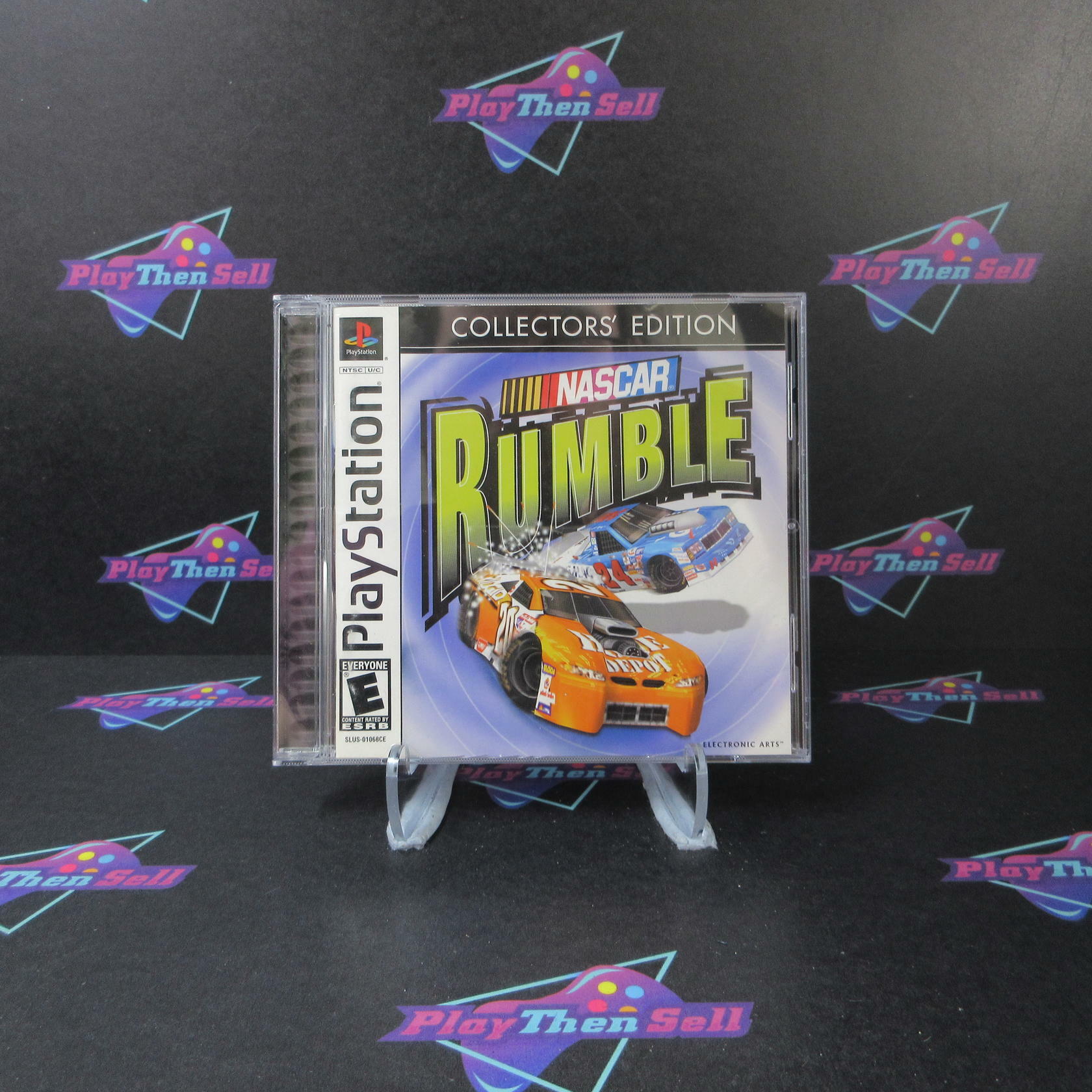 NASCAR Rumble Collector's Edition PS1 PlayStation 1 + Reg Card - Like New