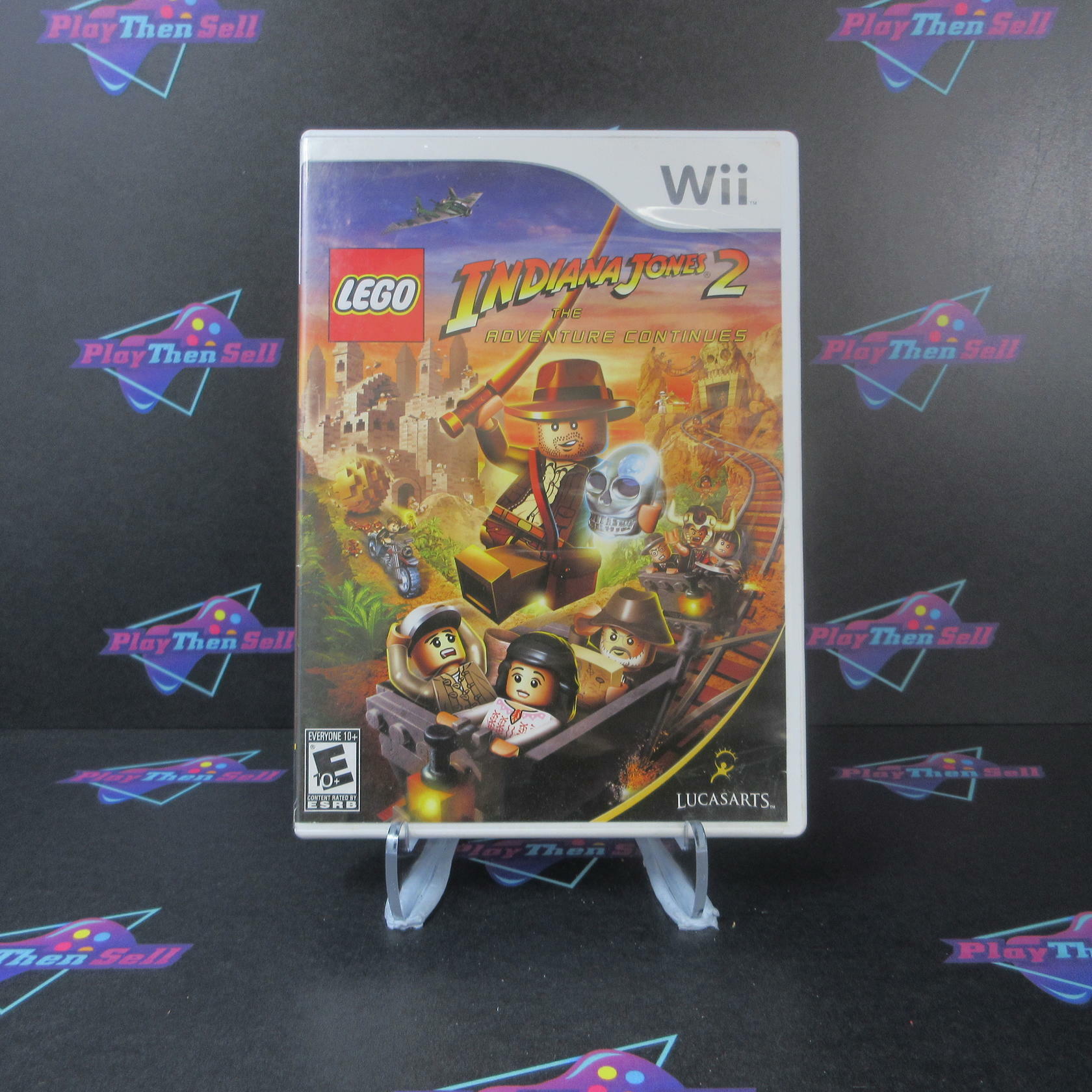 Lego Indiana Jones 2 The Adventure Continues Nintendo Wii AD/NM - Good