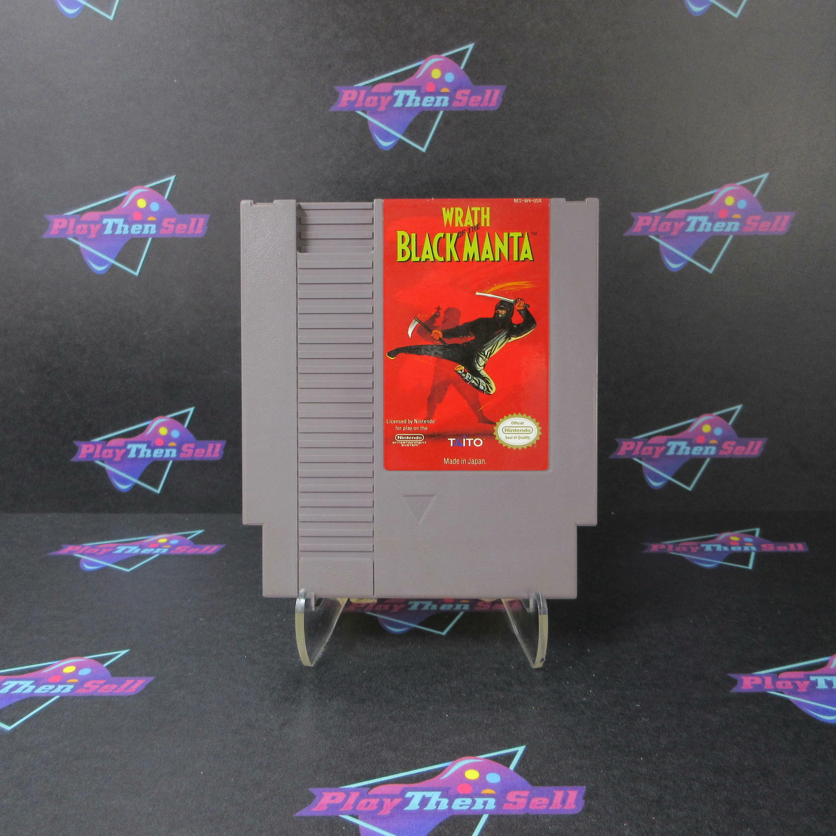 Wrath of the Black Manta Nintendo NES Cart Only Authentic / Tested - Good