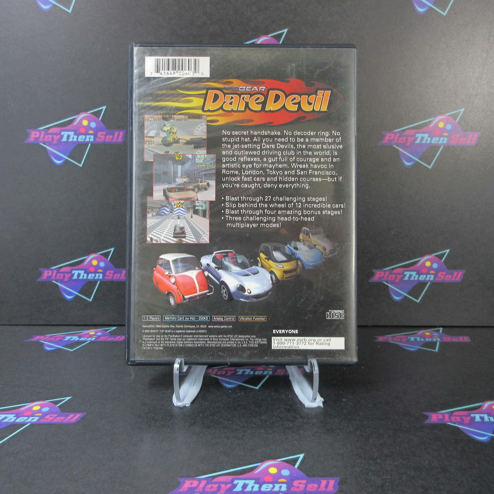 Top Gear Dare Devil PS2 PlayStation 2 WD/DD/NM - Good