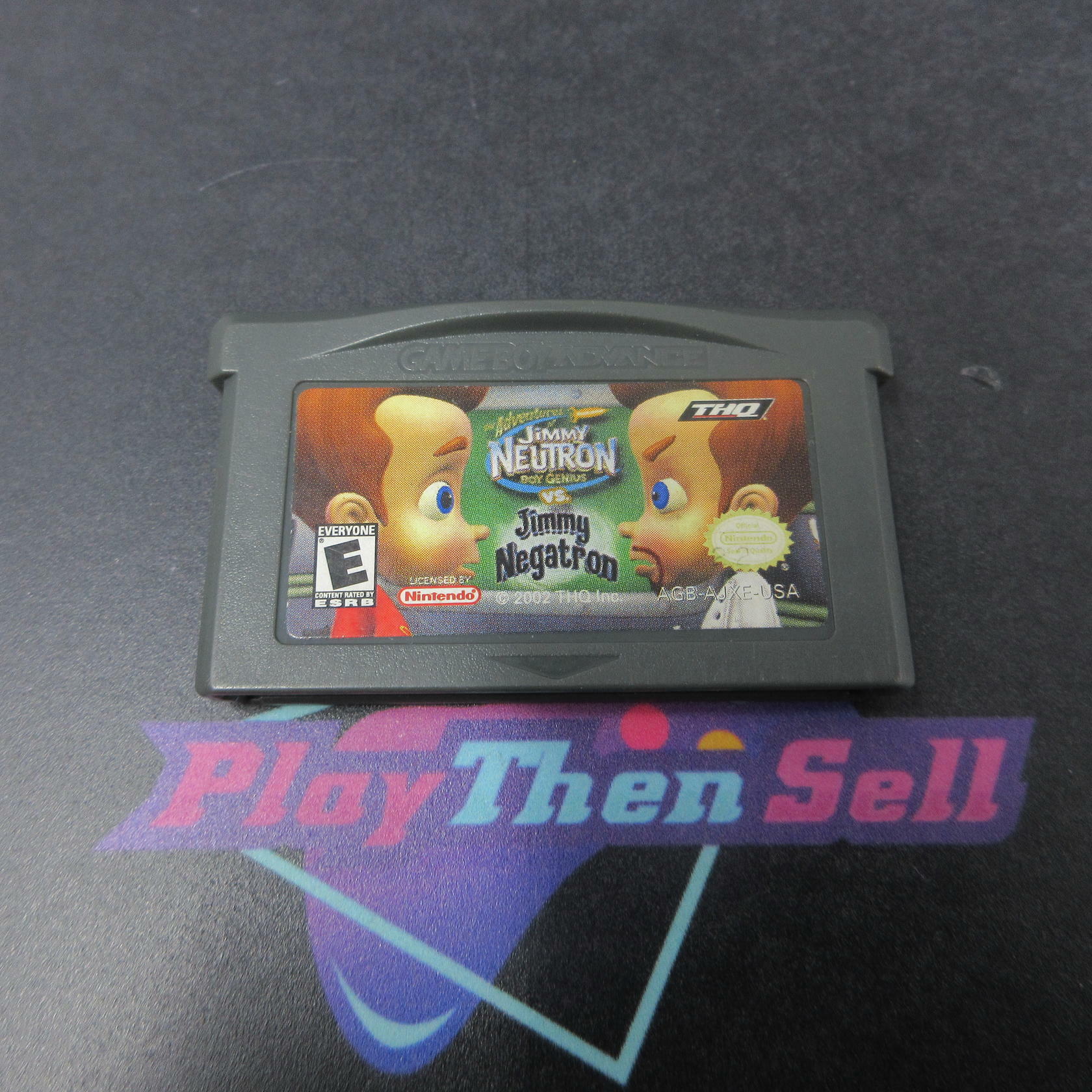 Jimmy Neutron vs Jimmy Negatron Gameboy Advance Cart Only Authentic / Tested - Good