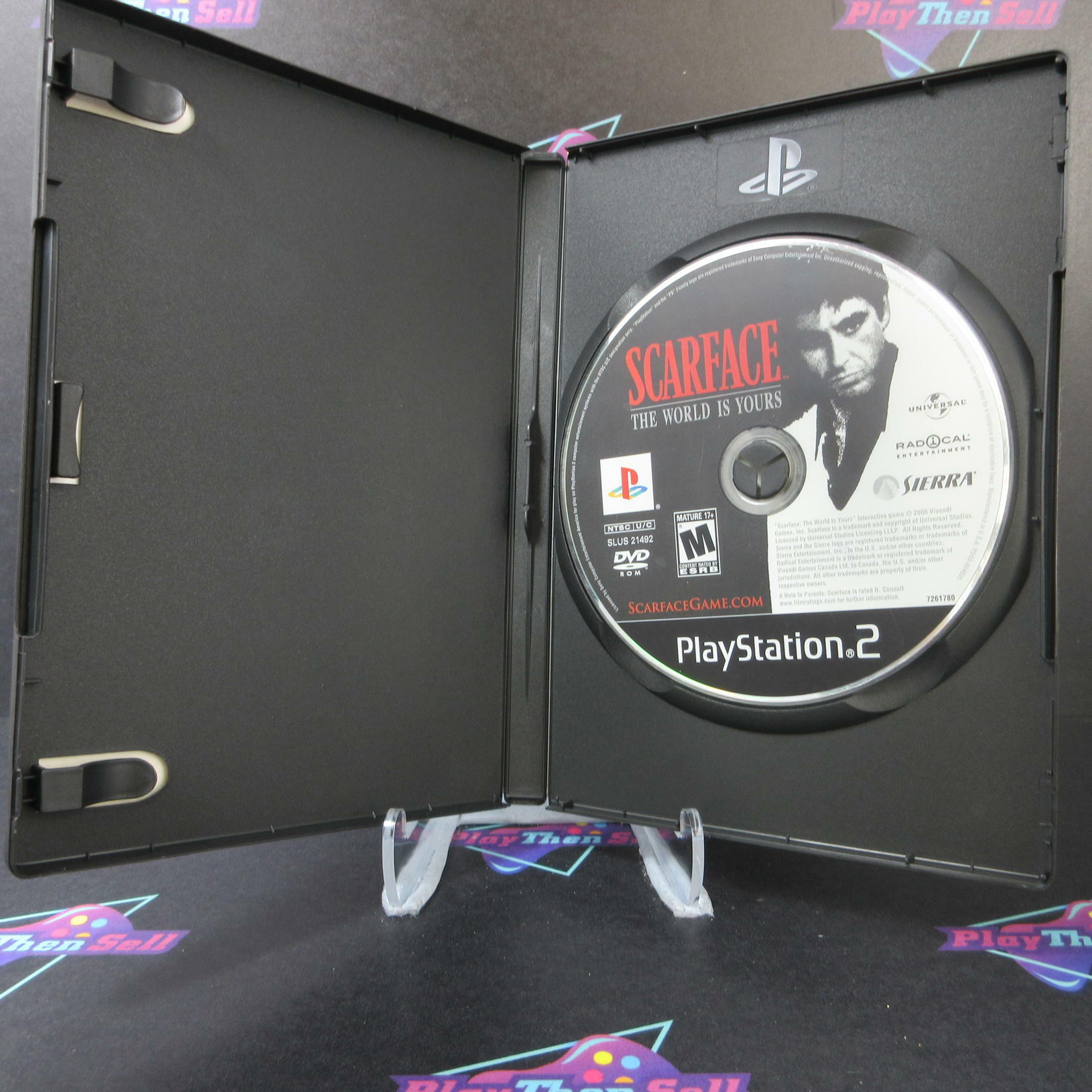 Scarface The World Is Yours PS2 PlayStation 2 AD/NM - Good