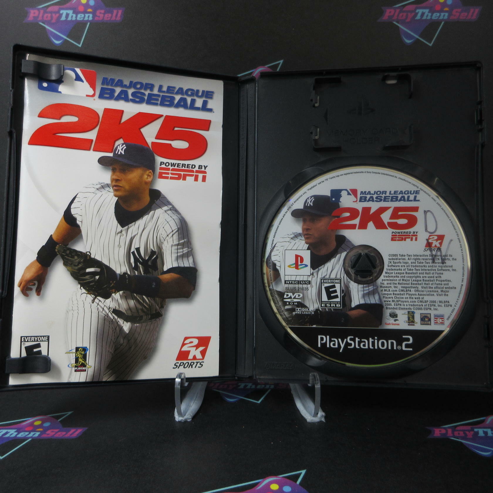 MLB 2K5 PS2 PlayStation 2 AD/DD Complete CIB - Good