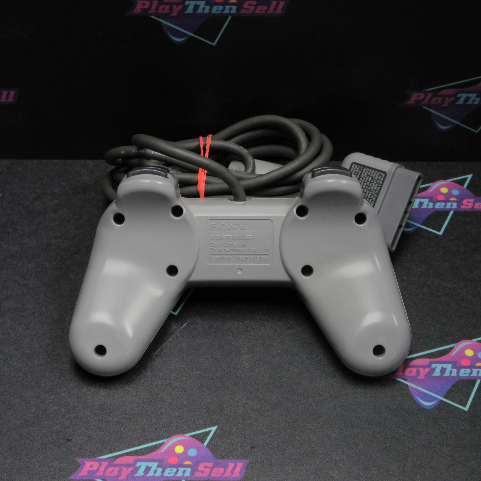 Grey Sony Playstation PS1 OEM Wired Controller SCPH-1080 - Good