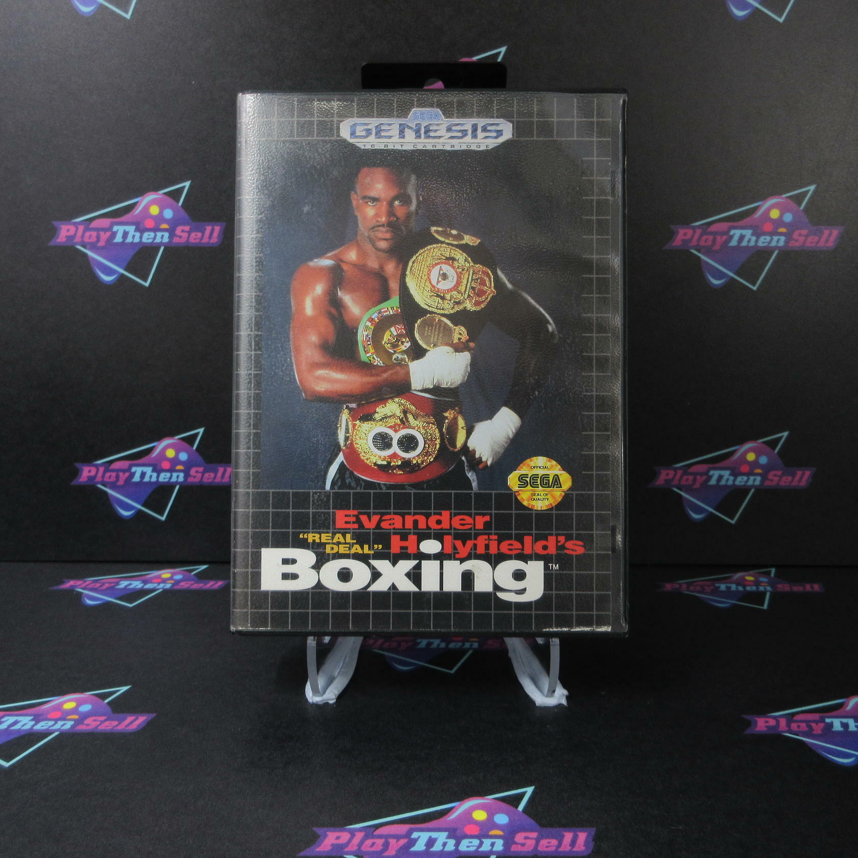 Evander Holyfield's Real Deal Boxing Complete - Sega Genesis AD - Good