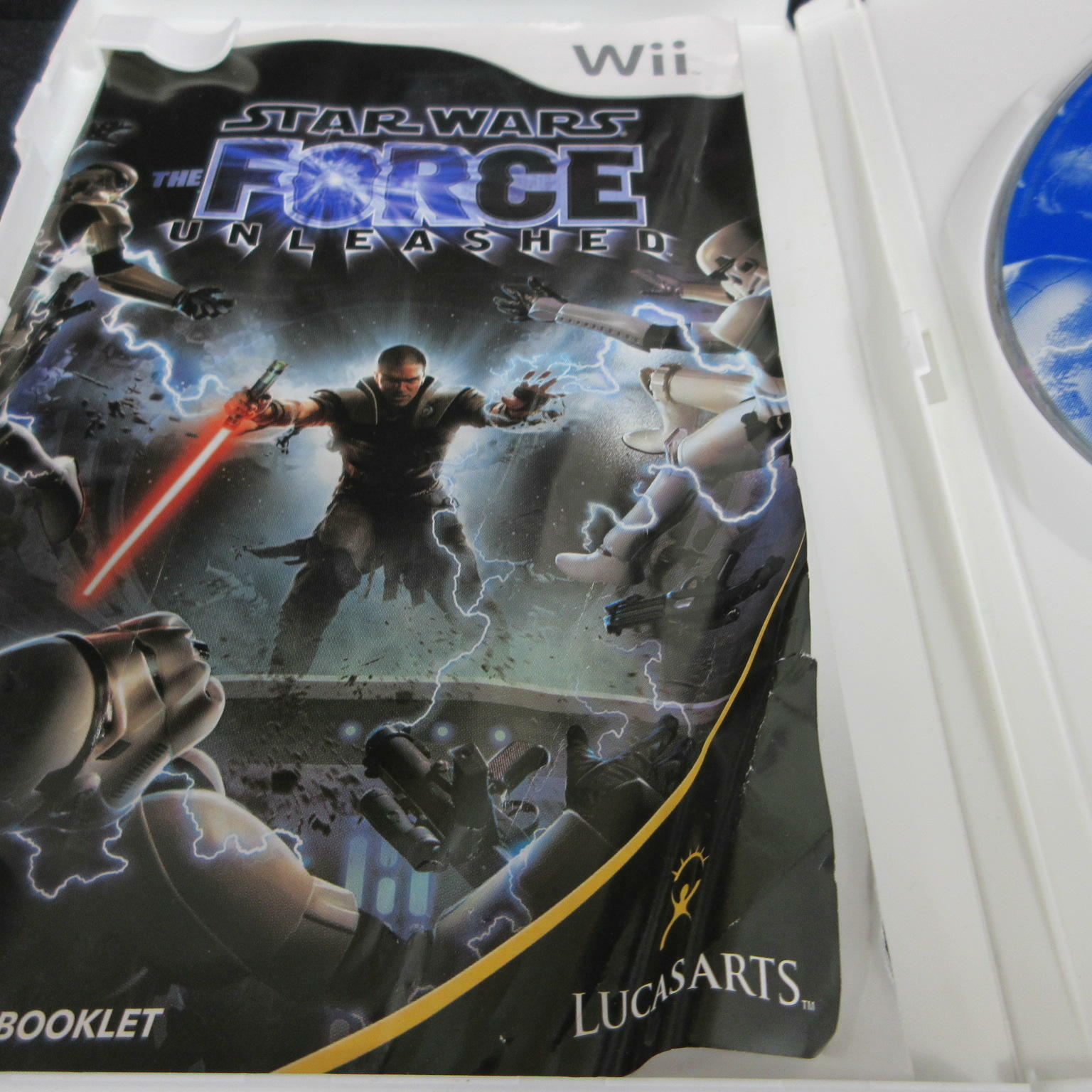 Star Wars The Force Unleashed Nintendo Wii AD/MD - Good