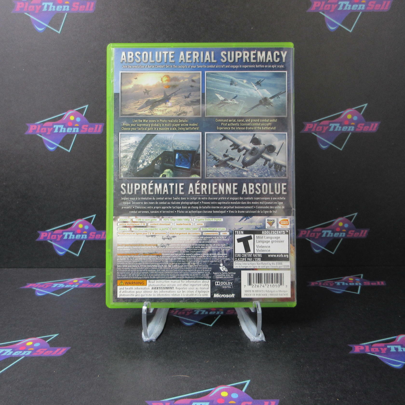 Ace Combat 6 Fires of Liberation PH Xbox 360 AD Complete CIB - Good