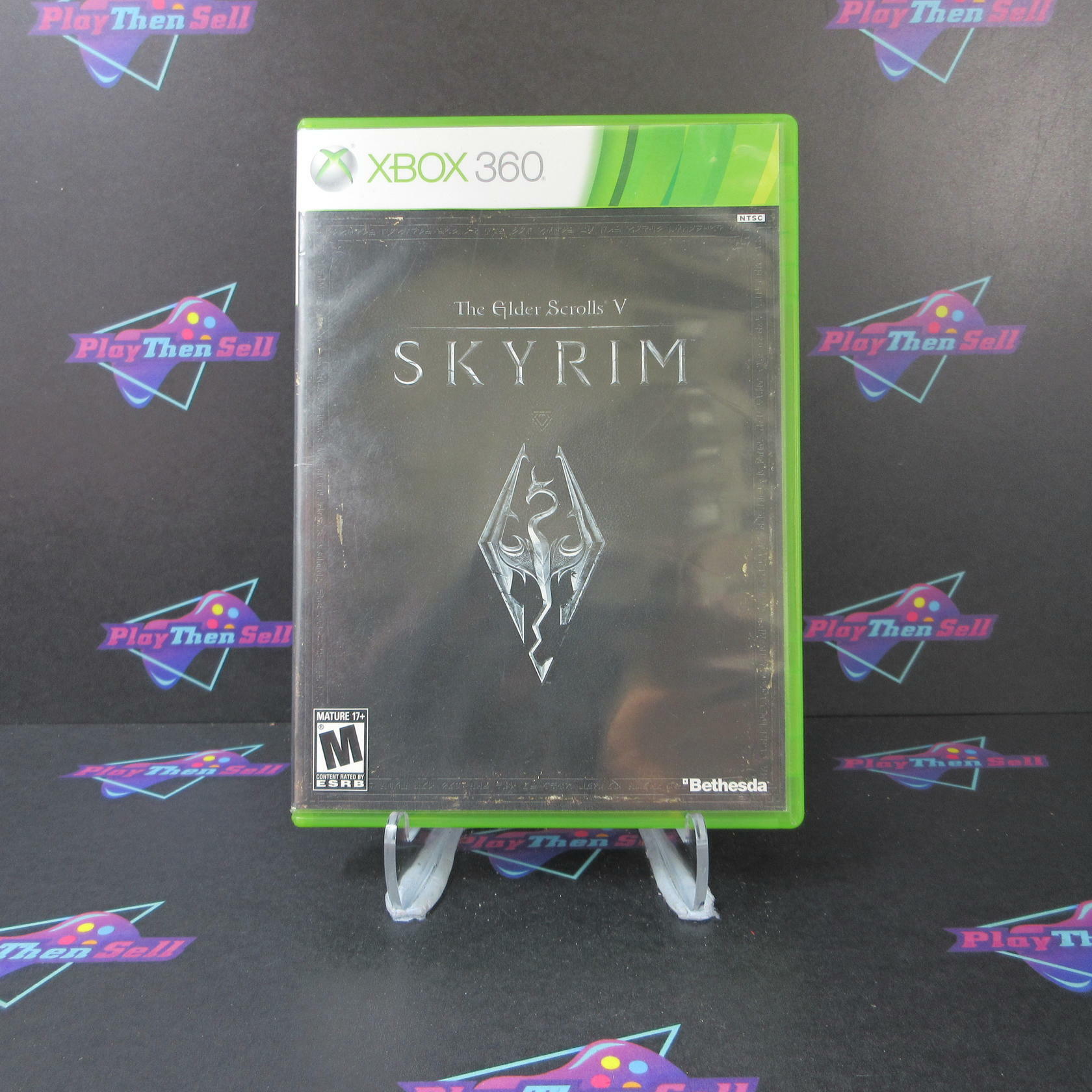 The Elder Scrolls V Skyrim Xbox 360 AD Complete CIB - Good