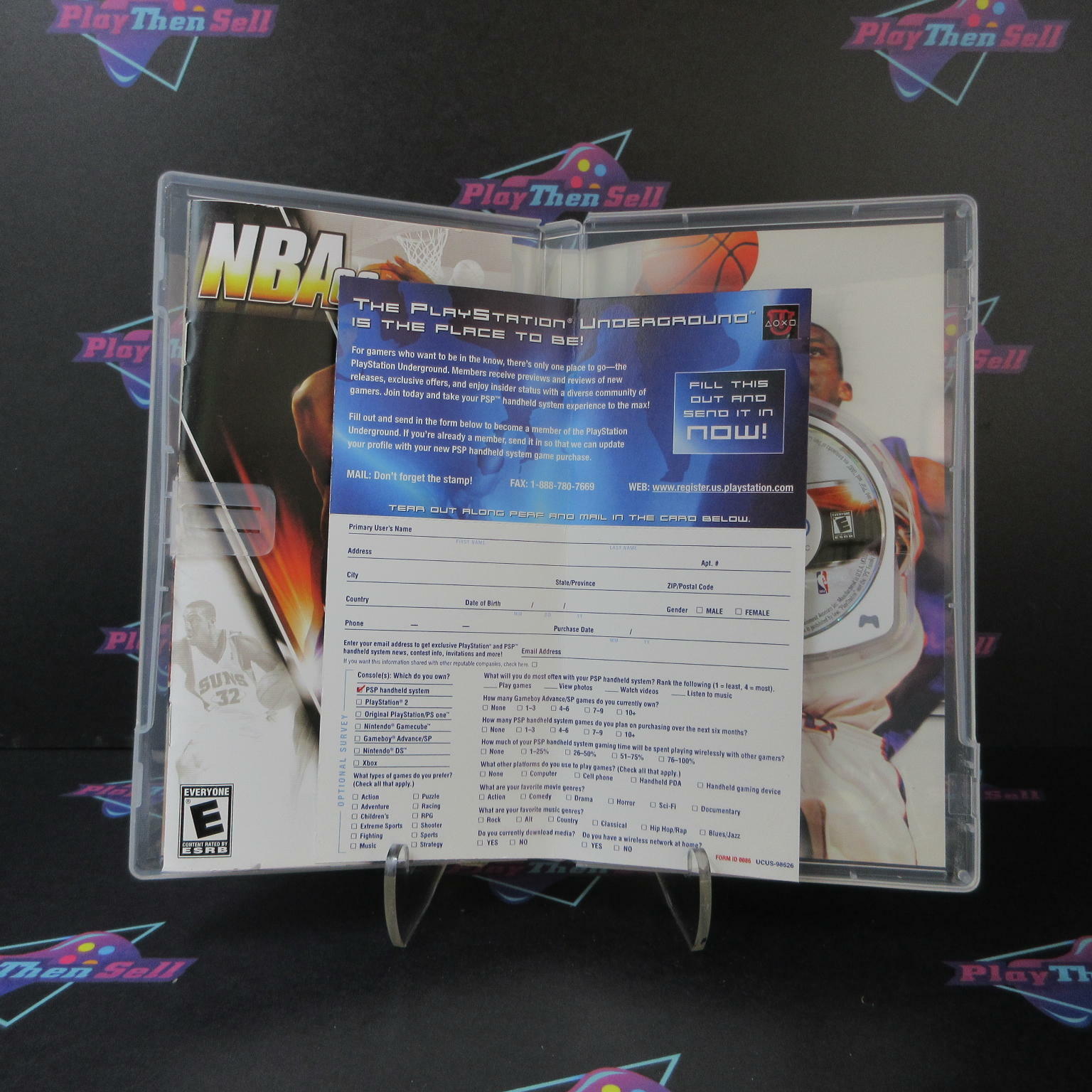 NBA 06 Sony PSP + Reg Card - Like New