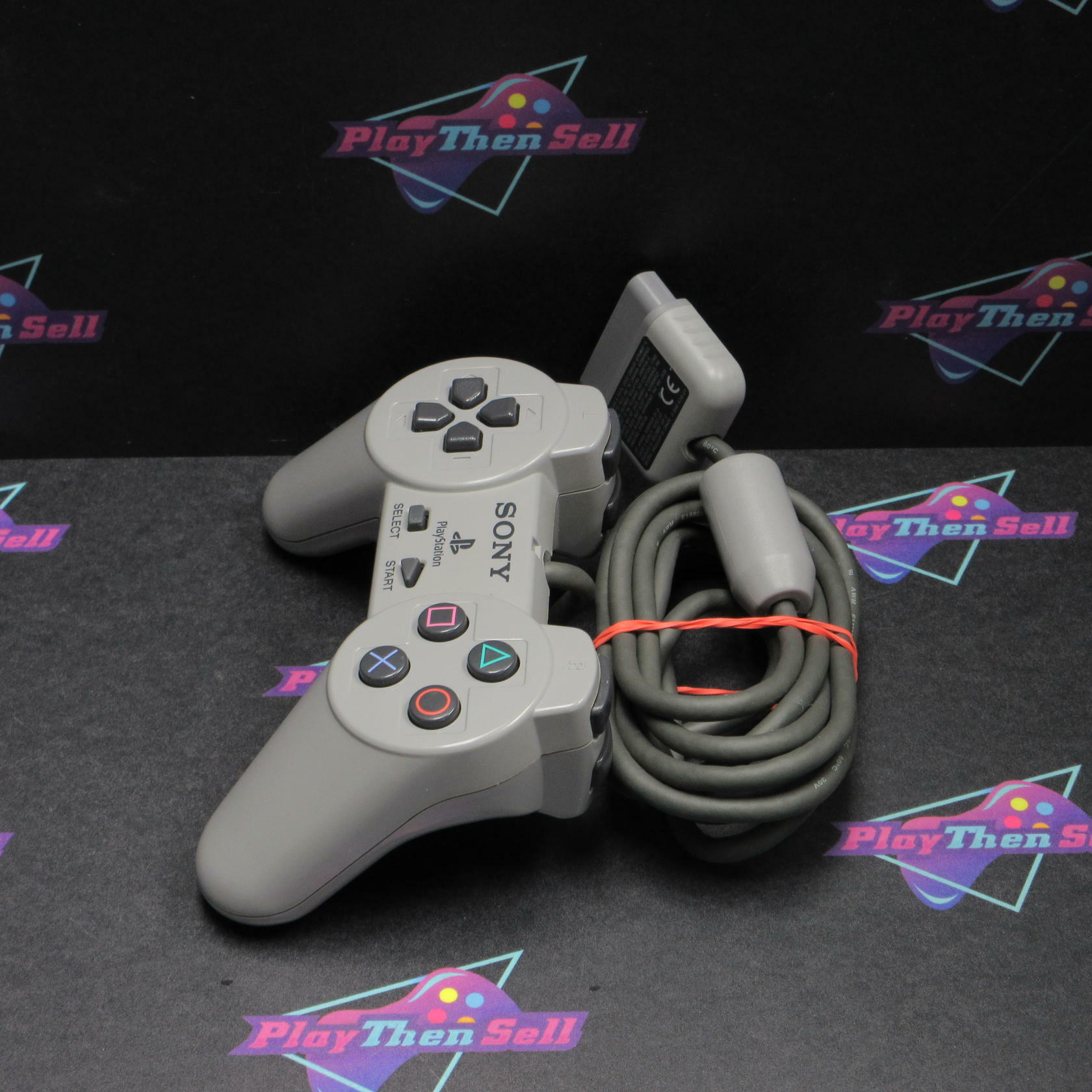 Grey Sony Playstation PS1 OEM Wired Controller SCPH-1080 - Good