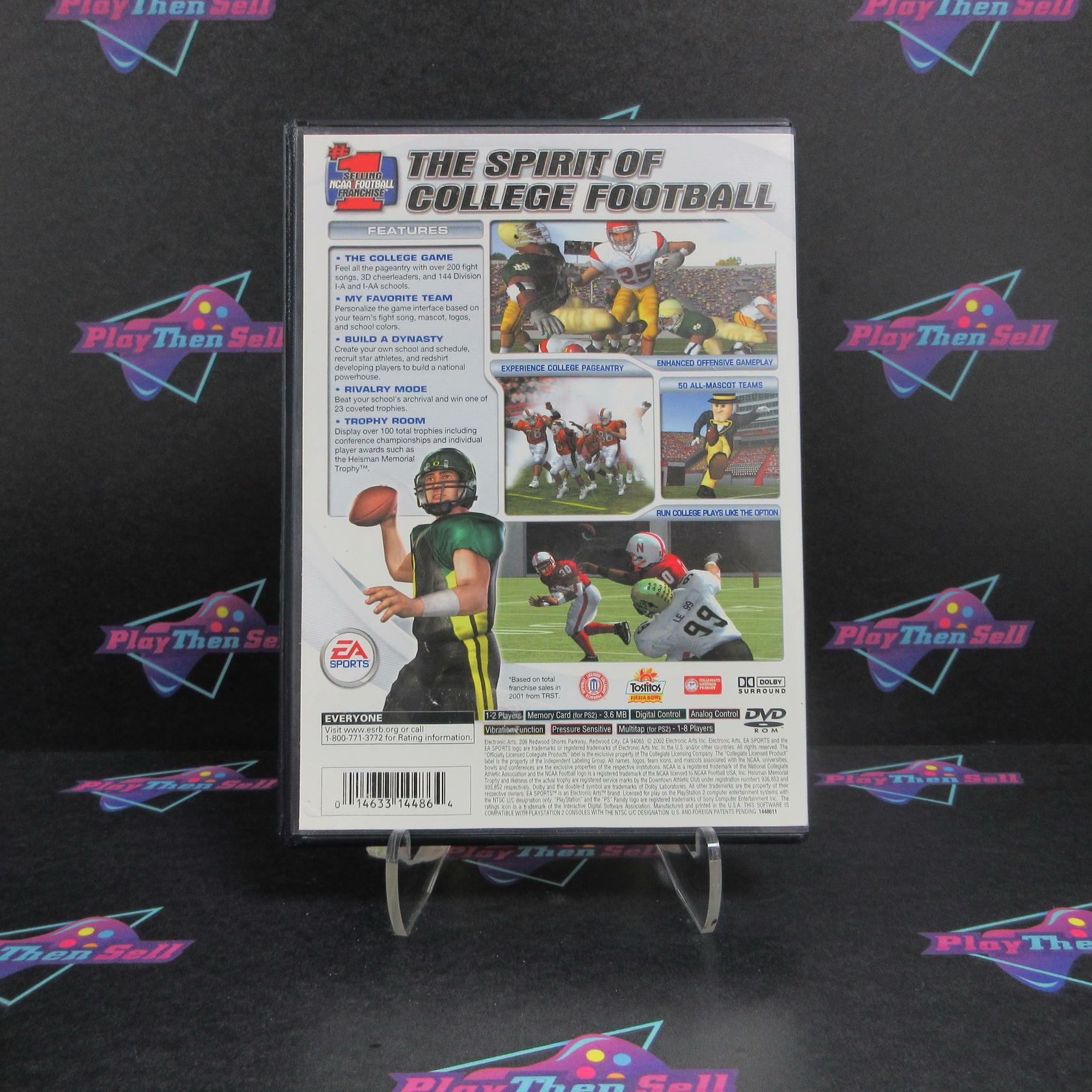 NCAA Football 2003 + Reg Card PS2 PlayStation 2 AD/MD - Good