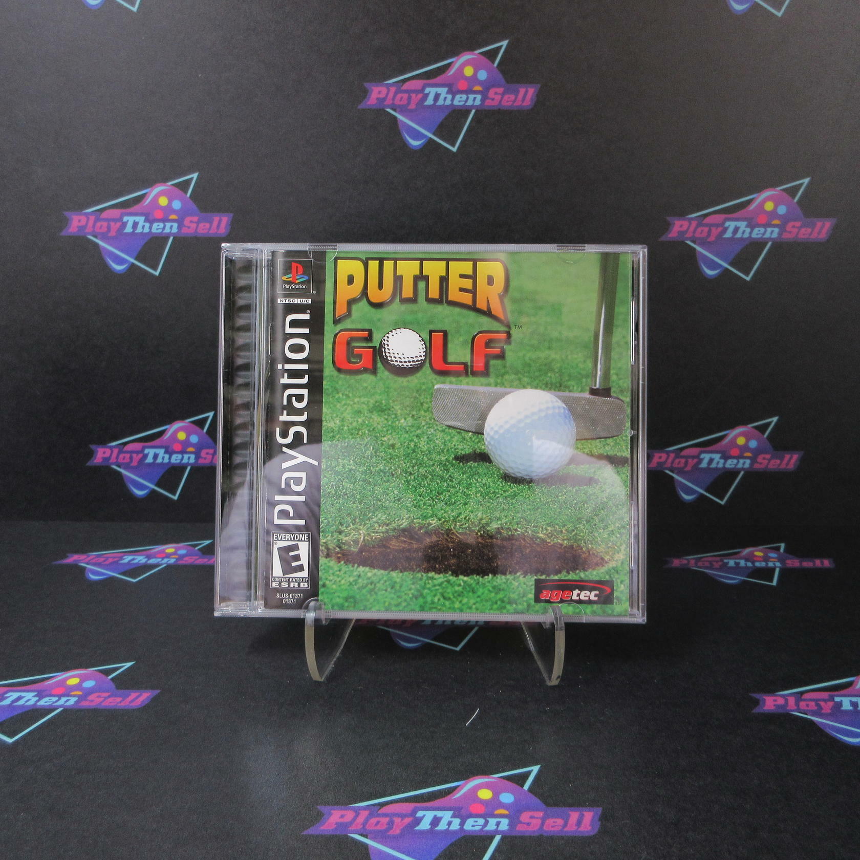 Putter Golf PS1 PlayStation 1 + Reg Card - Like New