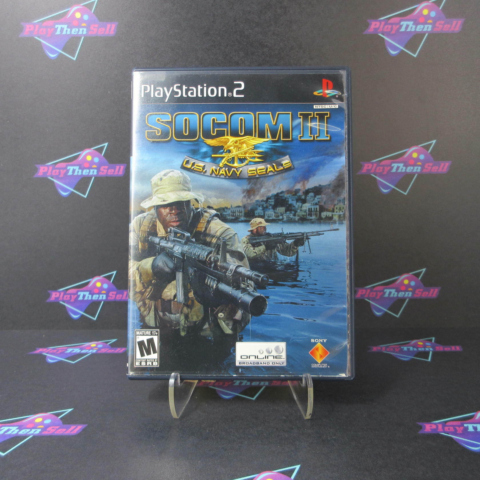 SOCOM II U.S. Navy Seals PS2 PlayStation 2 - Very Good