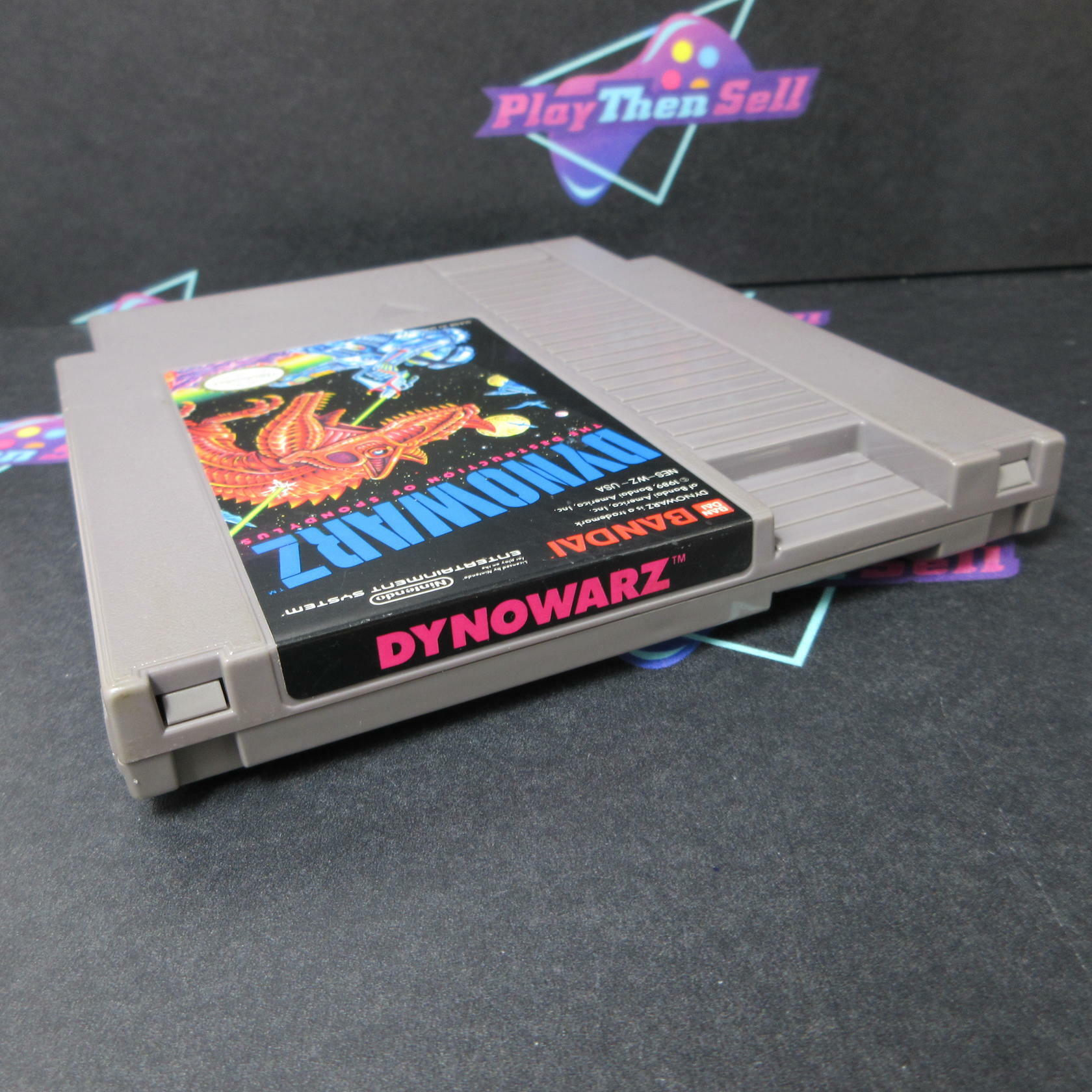 Dynowarz The Destruction of Spondylus Nintendo NES Cartridge Authentic / Tested - Good