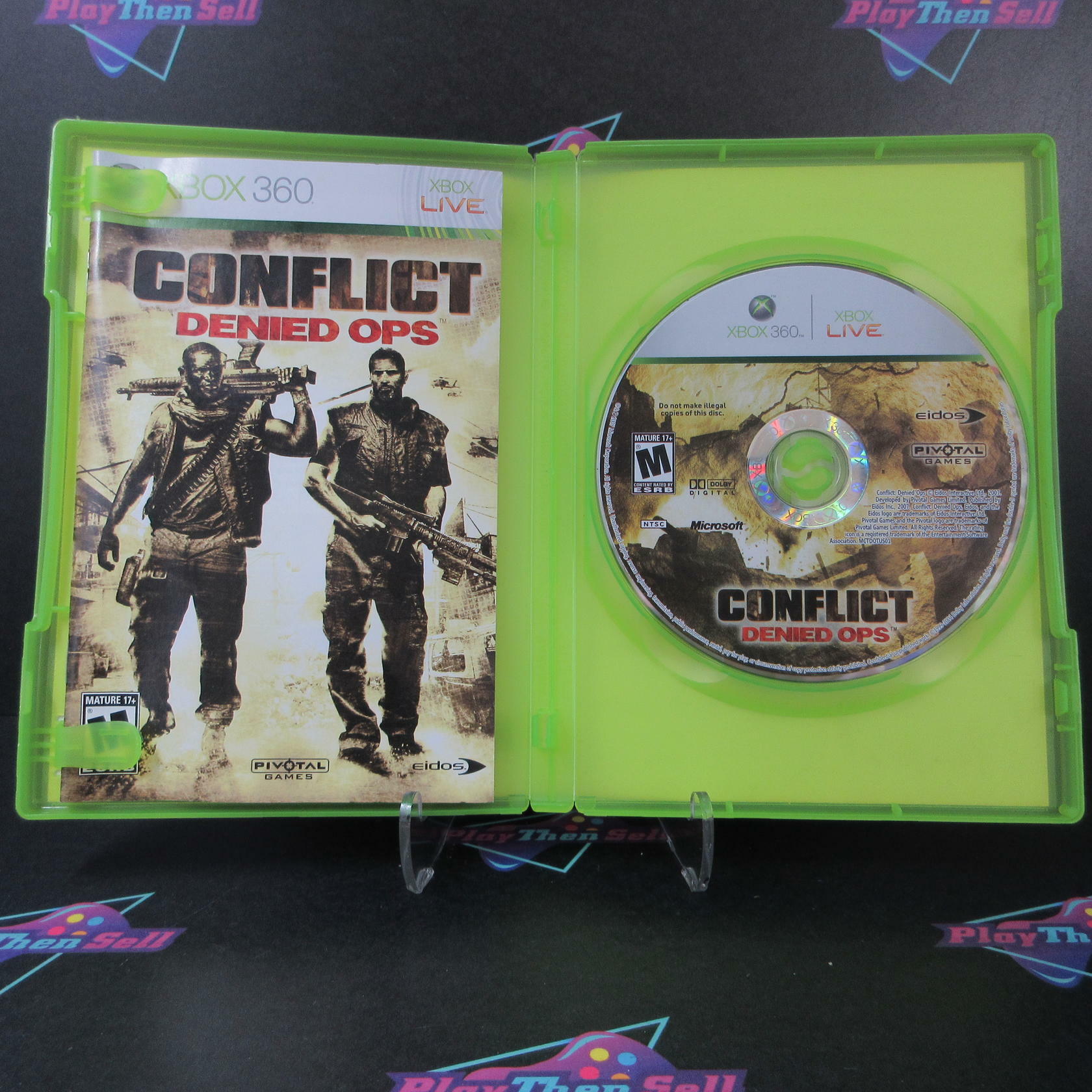 Conflict Denied Ops Xbox 360 AD Complete CIB - Good