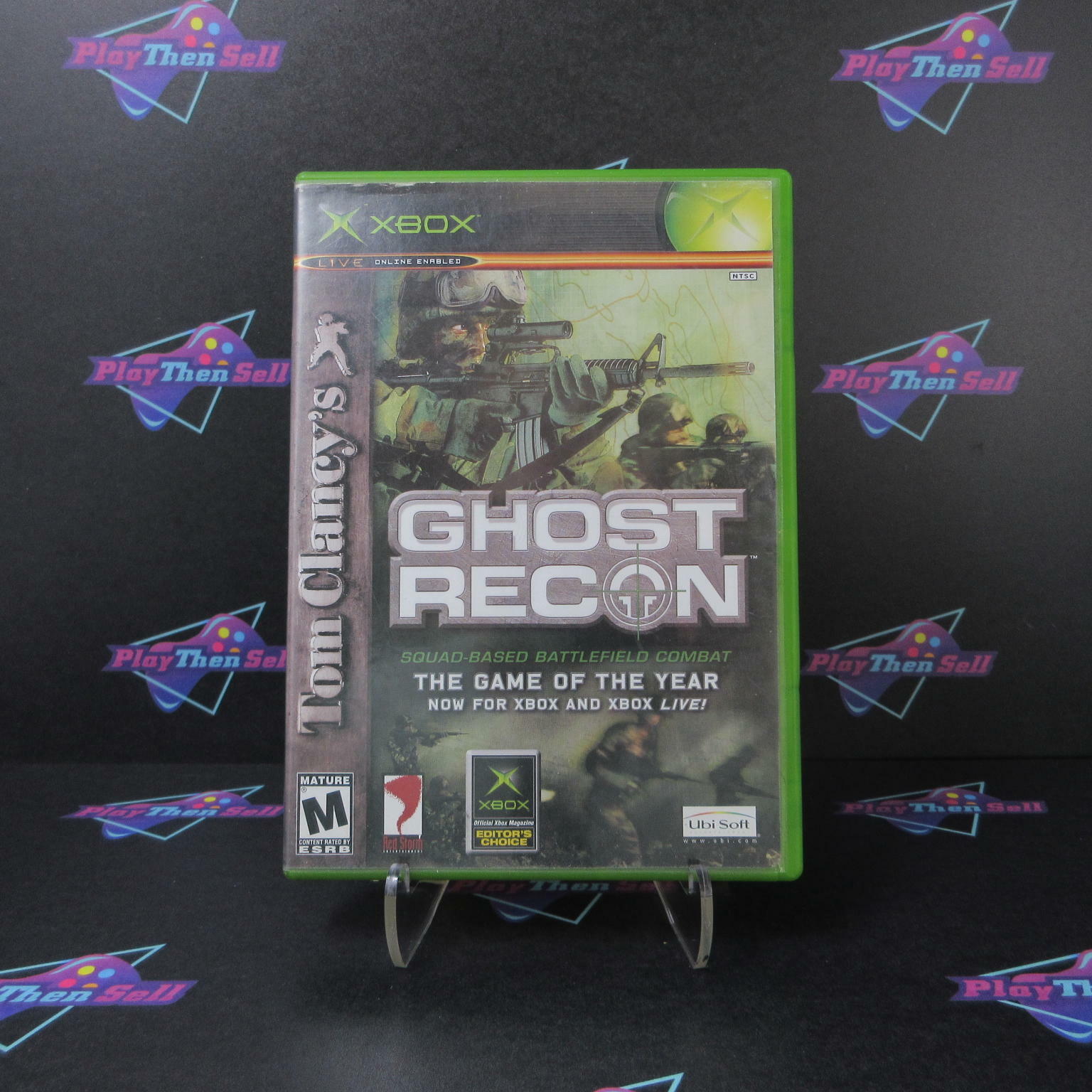 Tom Clancy's Ghost Recon + Reg Card Xbox AD Complete - Good