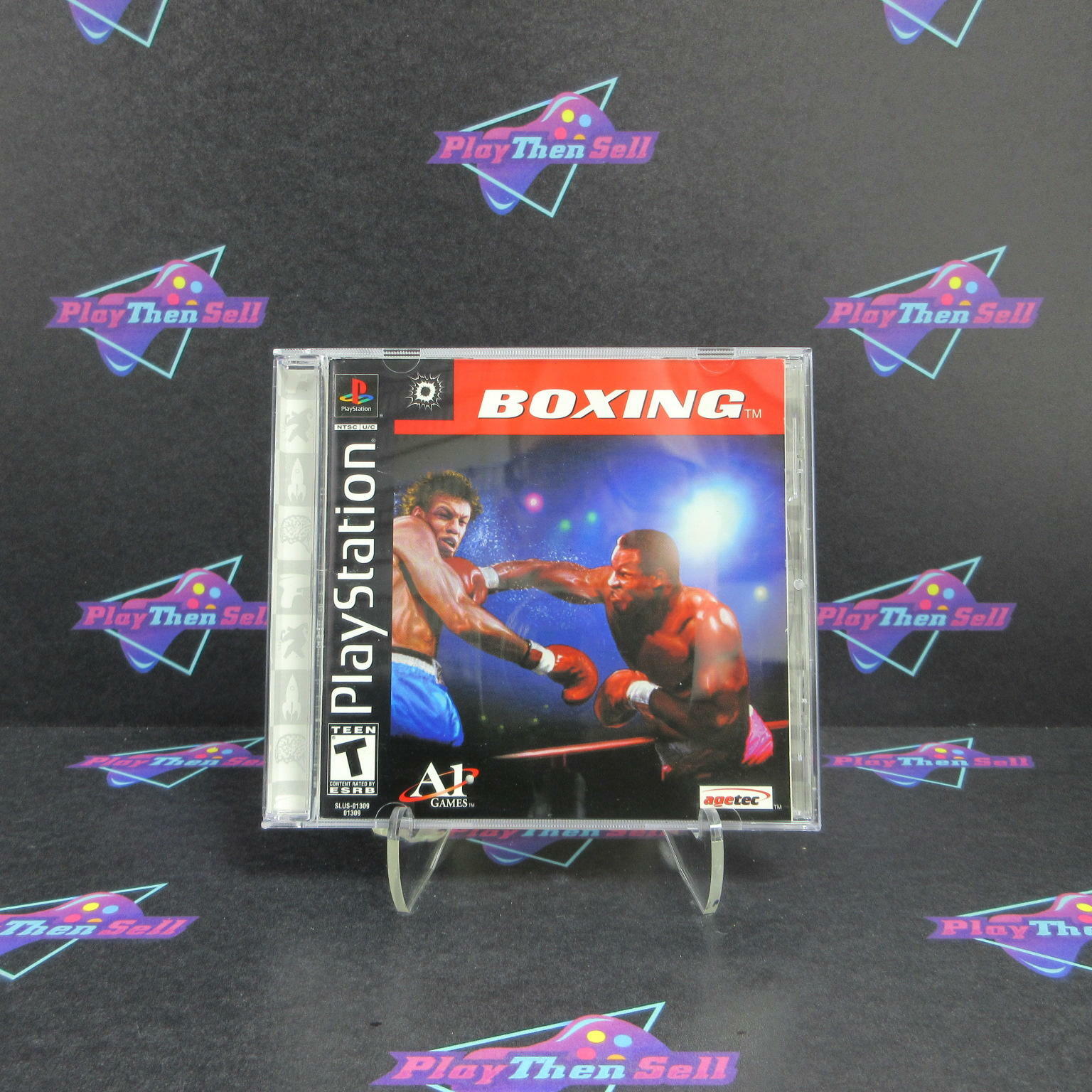 Boxing PS1 PlayStation 1 + Reg Card - Like New