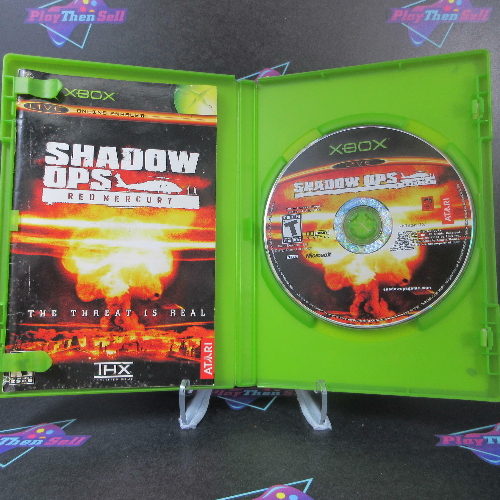 Shadow OPS Red Mercury - Xbox AD/MD Complete CIB - Good