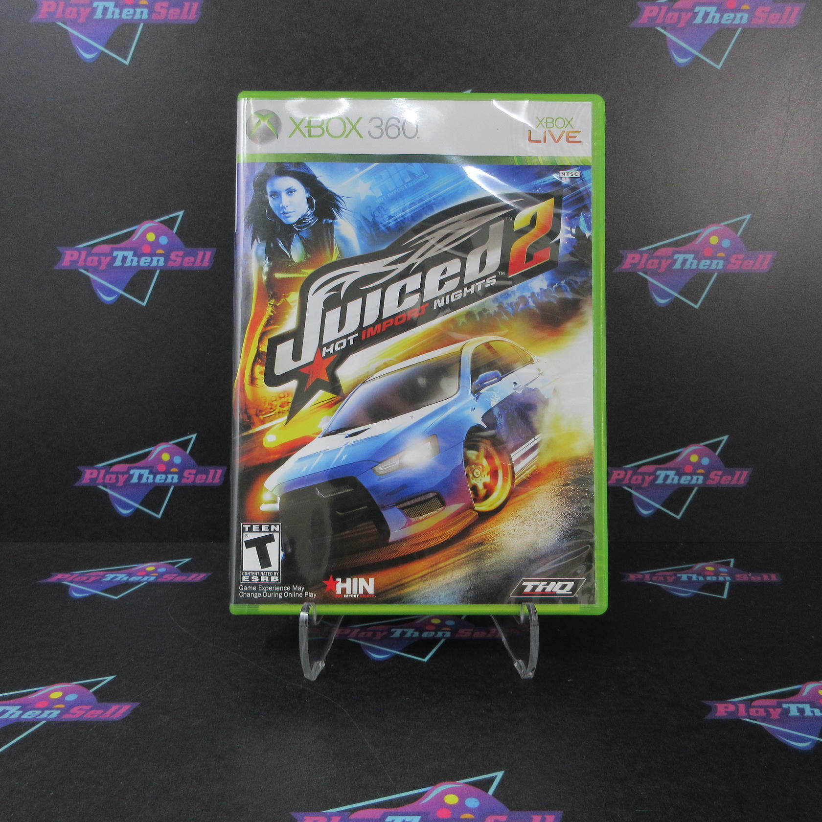 Juiced 2 Hot Import Nights Xbox 360 + HIN Ticket - Like New - Like New