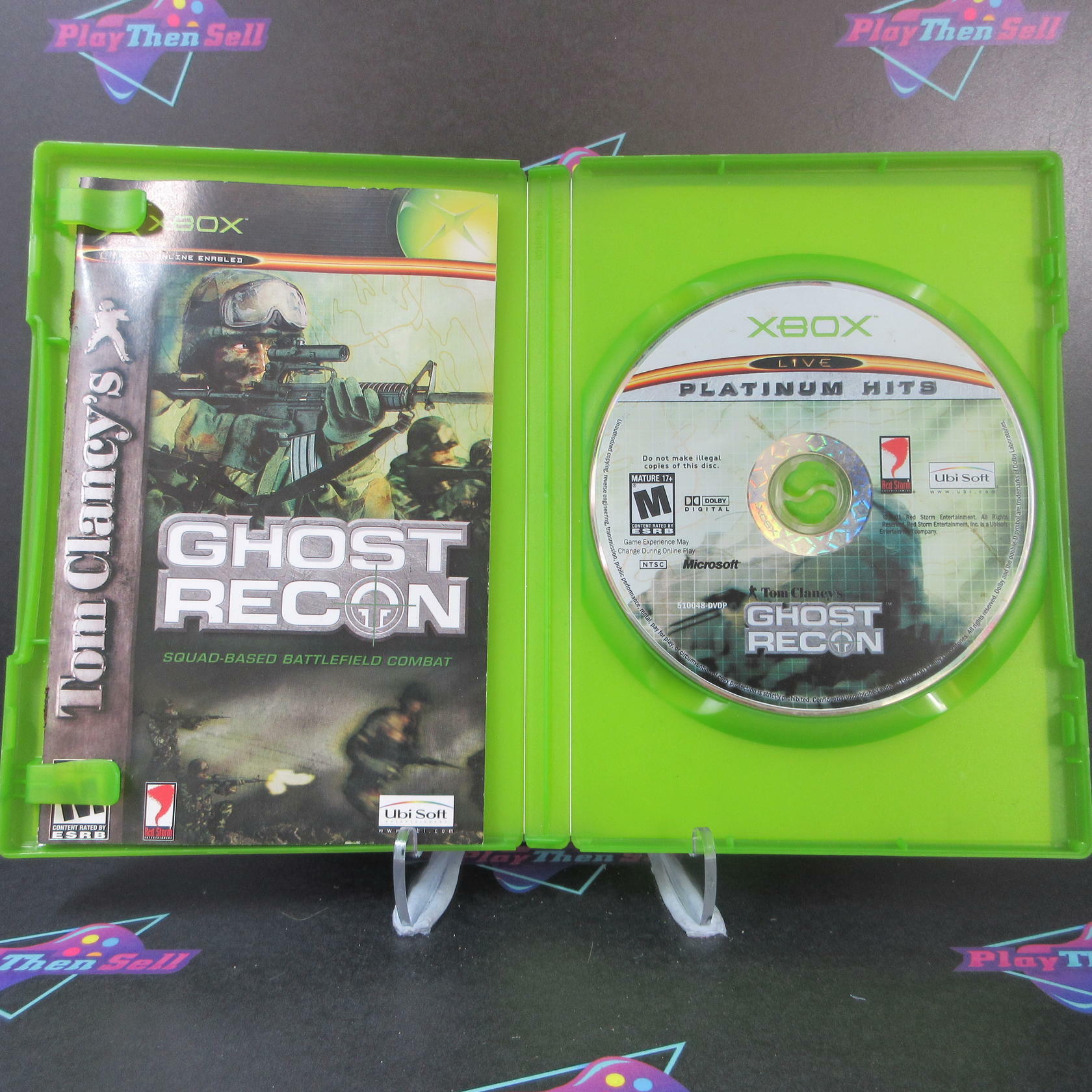 Tom Clancy's Ghost Recon Xbox PH + Reg Card AD Complete - Good