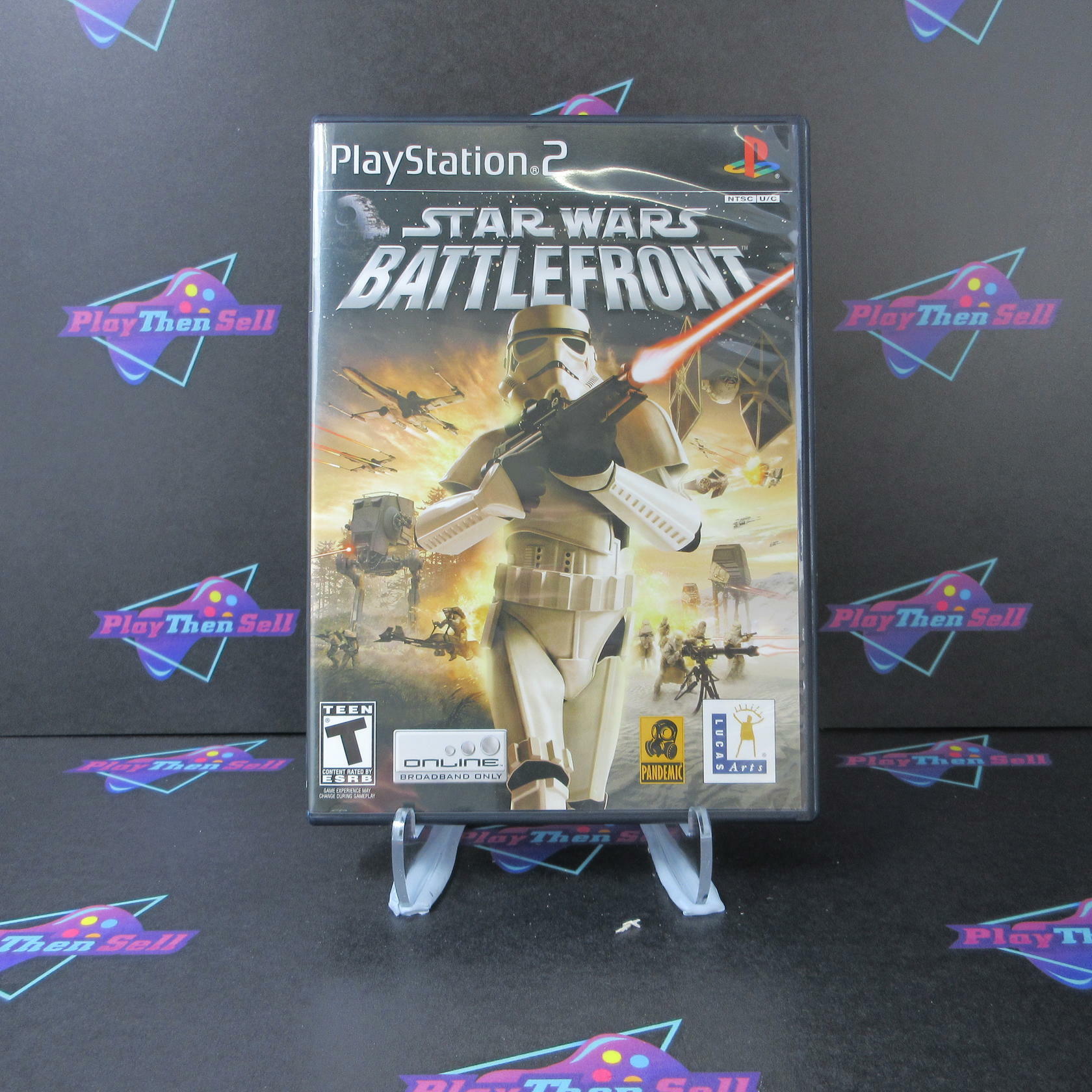 Star Wars Battlefront PS2 PlayStation 2 GH Disc - Very Good