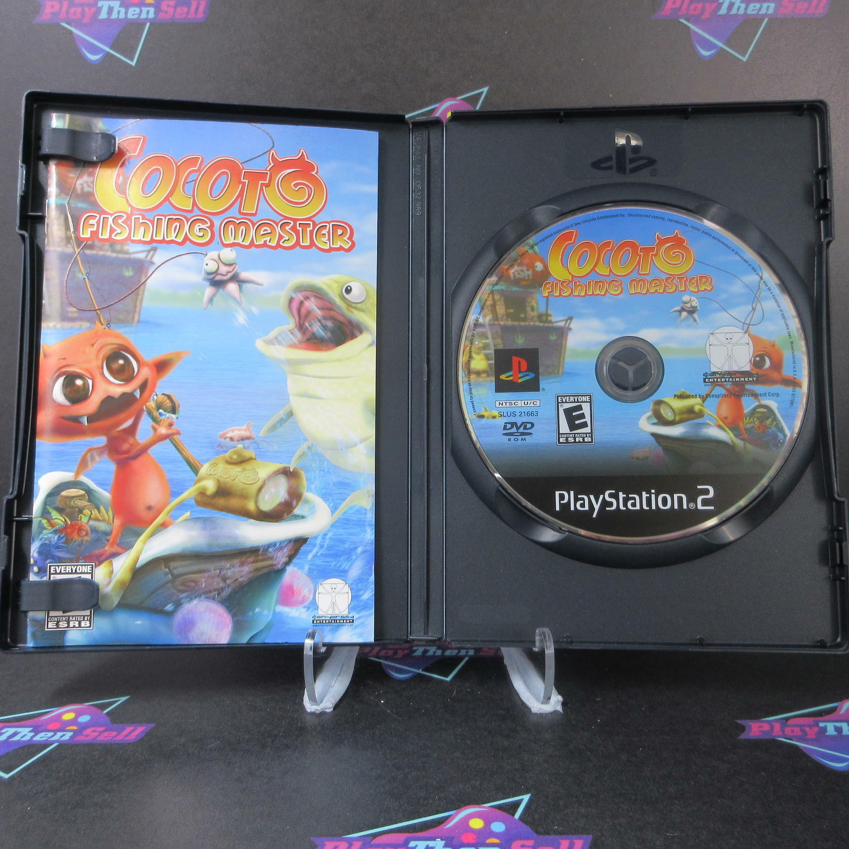 Cocoto Fishing Master PS2 PlayStation 2 AD Complete CIB - Good