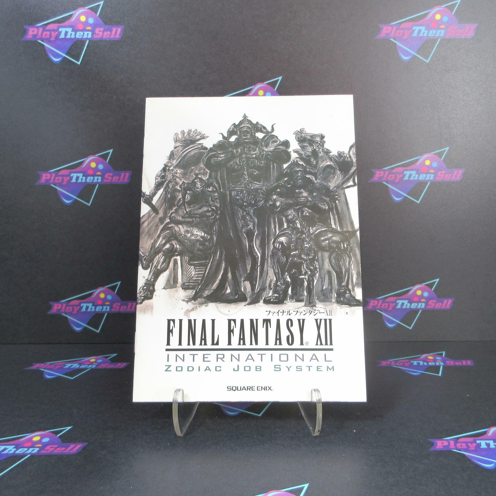 Final Fantasy XII International Zodiac Job System PS2 + Art Book / Bonus DVD NM - Very Good