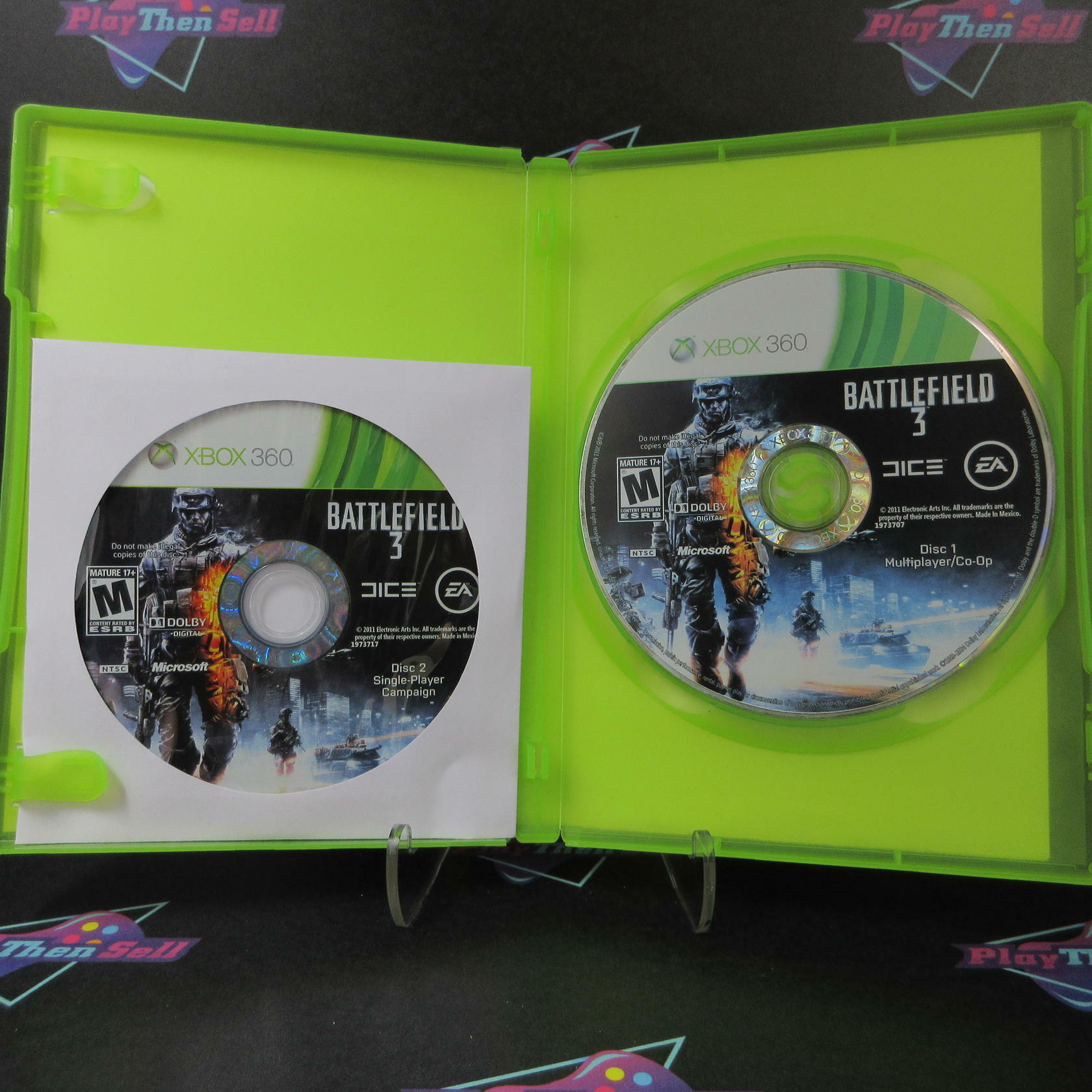 Battlefield 3 Xbox 360 Promotional Art / AD/NM - Good