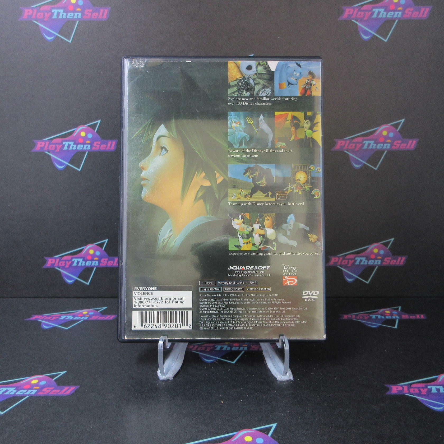 Kingdom Hearts PS2 PlayStation 2 AD/NM - Good