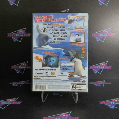 Happy Feet + Reg Card PS2 PlayStation 2 AD - Good