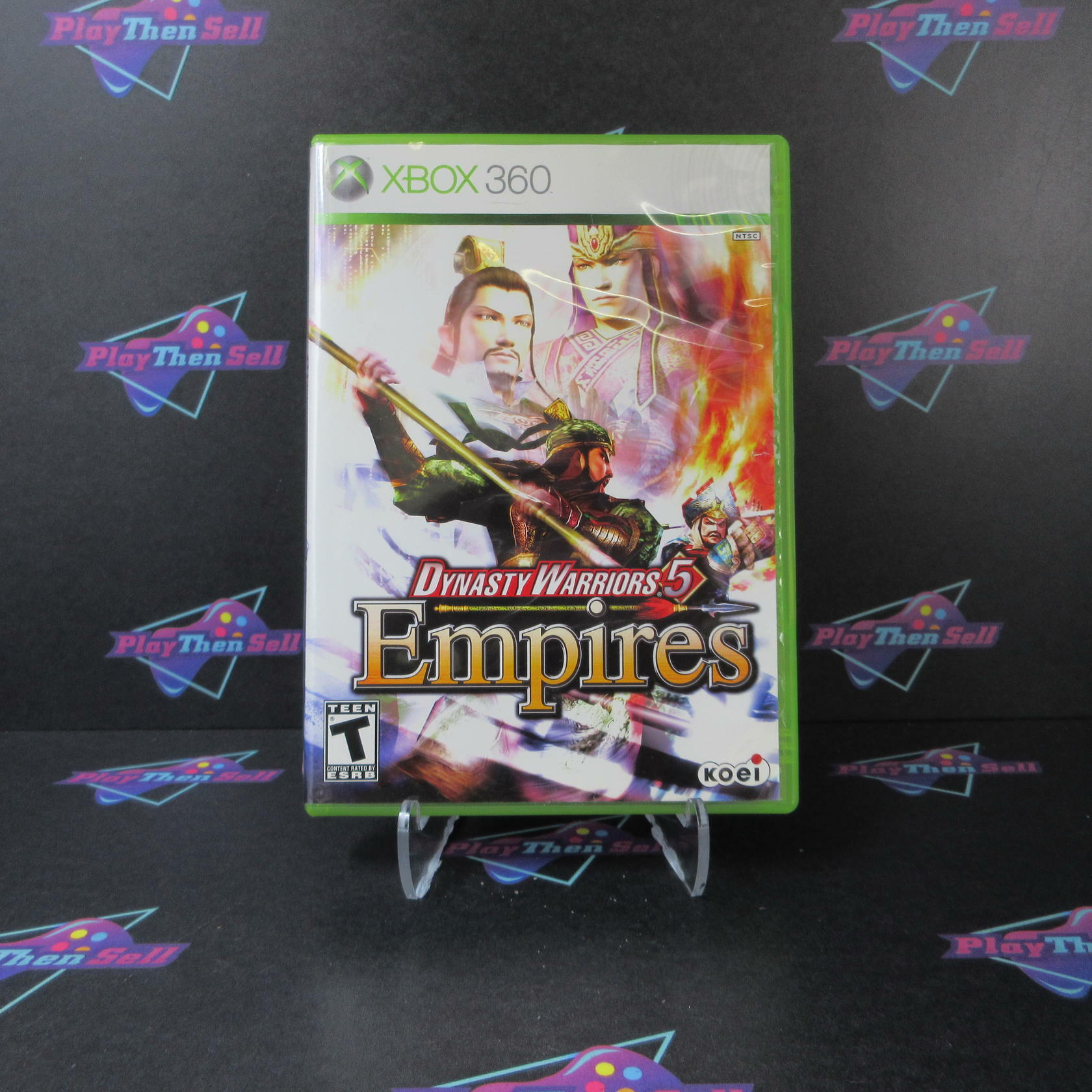 Dynasty Warriors 5 Empires Xbox 360 AD Complete CIB - Good