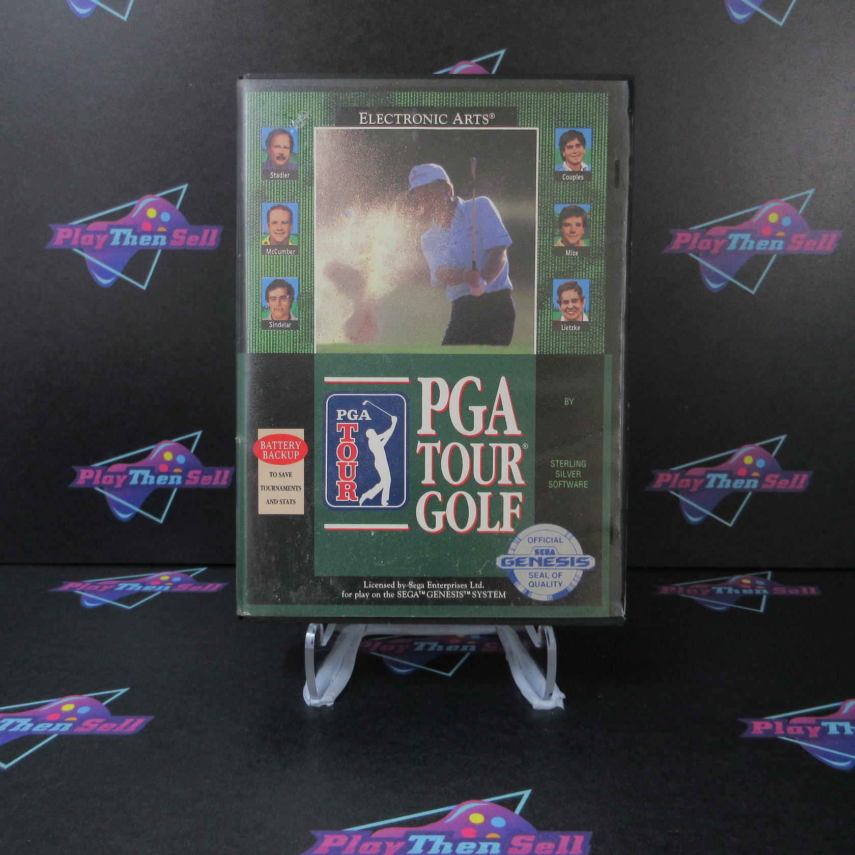 PGA Tour Golf - Sega Genesis Complete CIB - Good