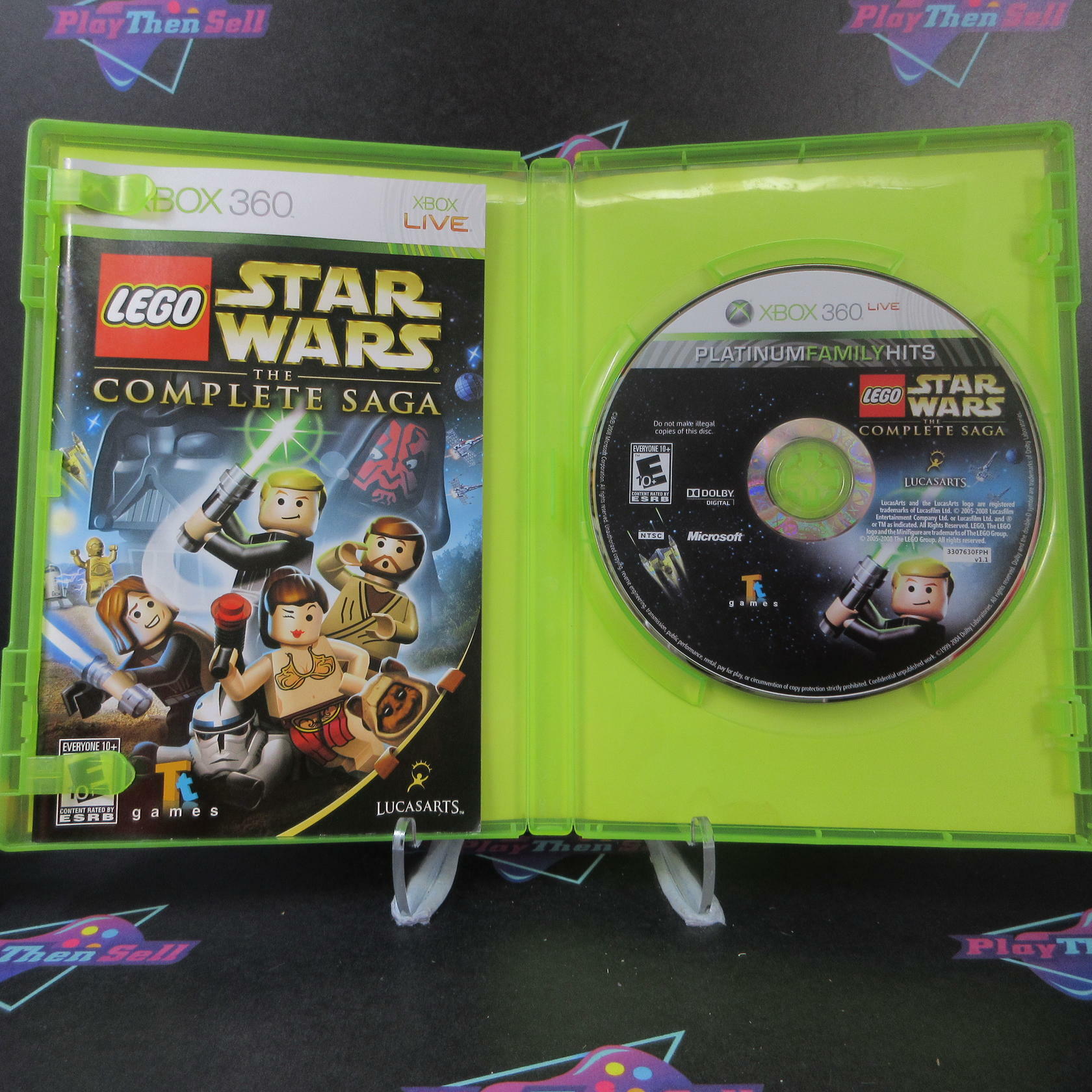 Lego Star Wars The Complete Saga PH Xbox 360 AD Complete CIB - Good