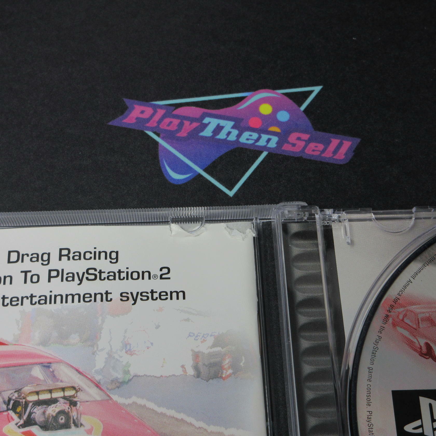 IHRA Drag Racing + Reg Card PS1 PlayStation 1 MD Complete CIB - Good