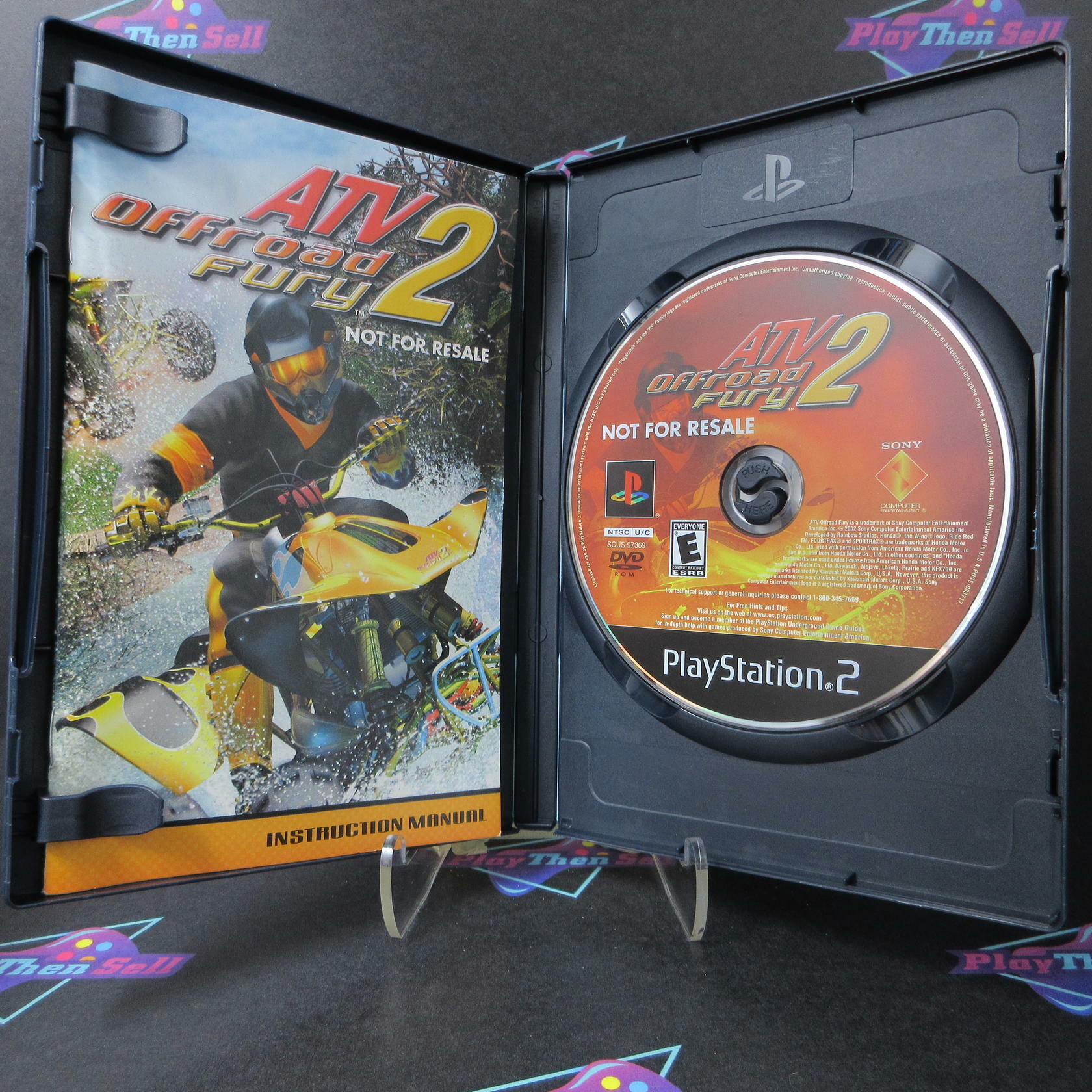 ATV Offroad Fury 2 + Reg Card PS2 PlayStation 2 AD Complete CIB - Good