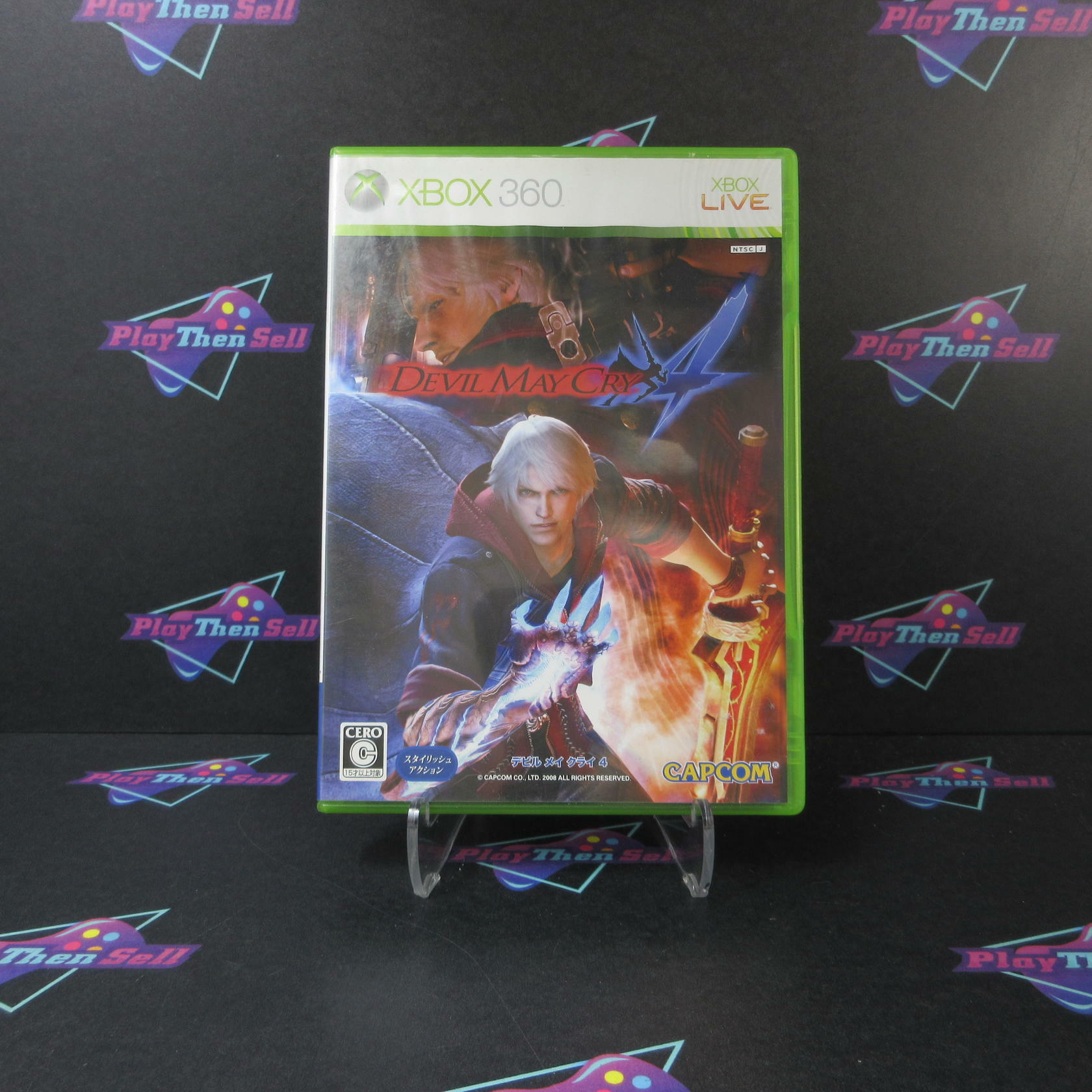 Devil May Cry 4 Xbox 360 Japan Import AD - Complete - Good