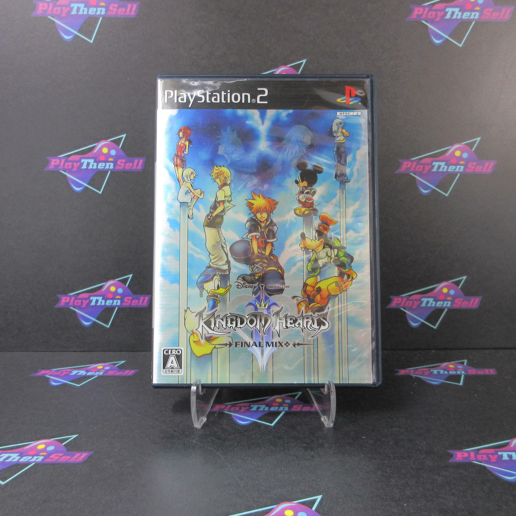 Kingdom Hearts II Final Mix+ Playstation 2 PS2 Japan Import - Complete - Good